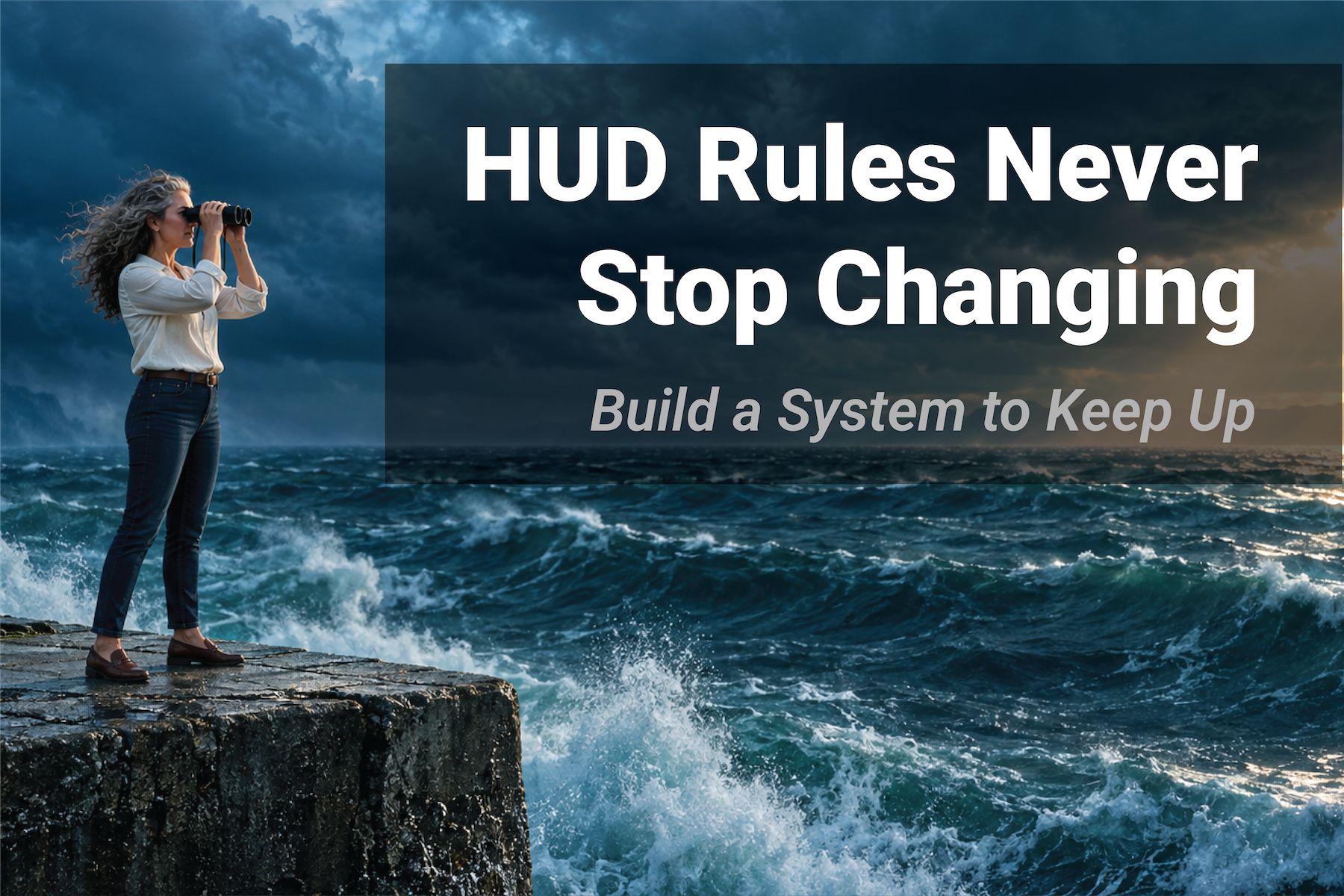 Truth #1: HUD Rules Never Stop Changing. Here's How to Keep Up.