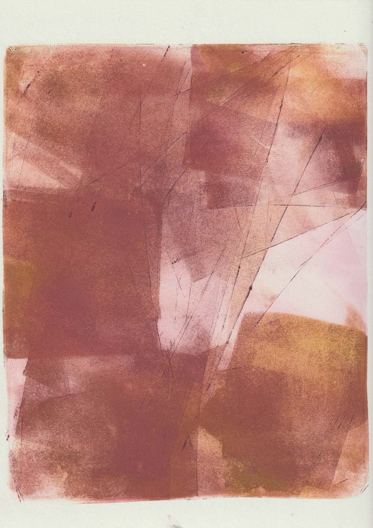 Monotype print, 9x12"