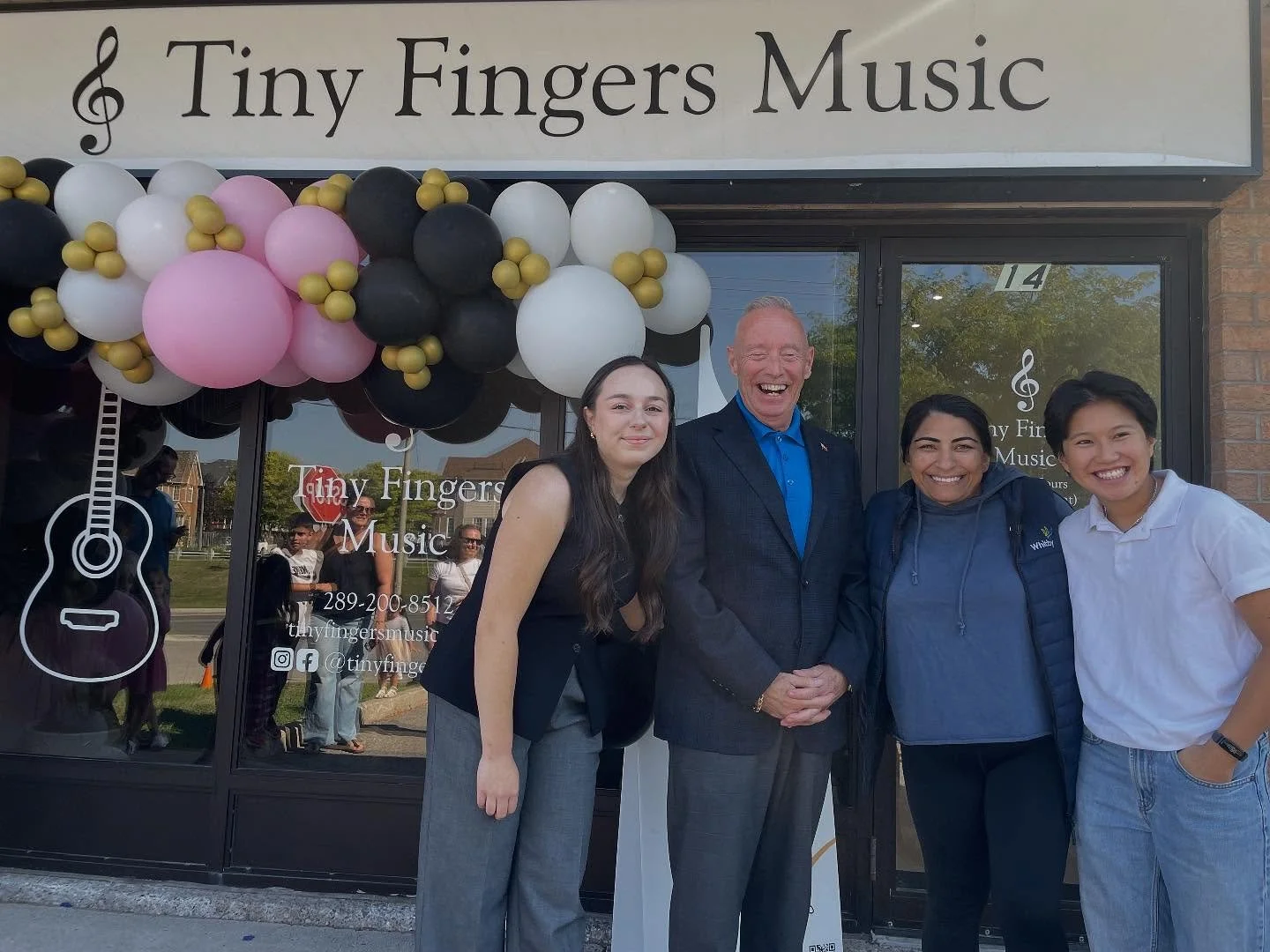 It was my pleasure to welcome @tinyfingersmusic — one of Whitby’s newest local businesses!
🎉 Congratulations to Madelyn on expanding your music school and continuing to share the gift of music with our community.
Wishing you continued