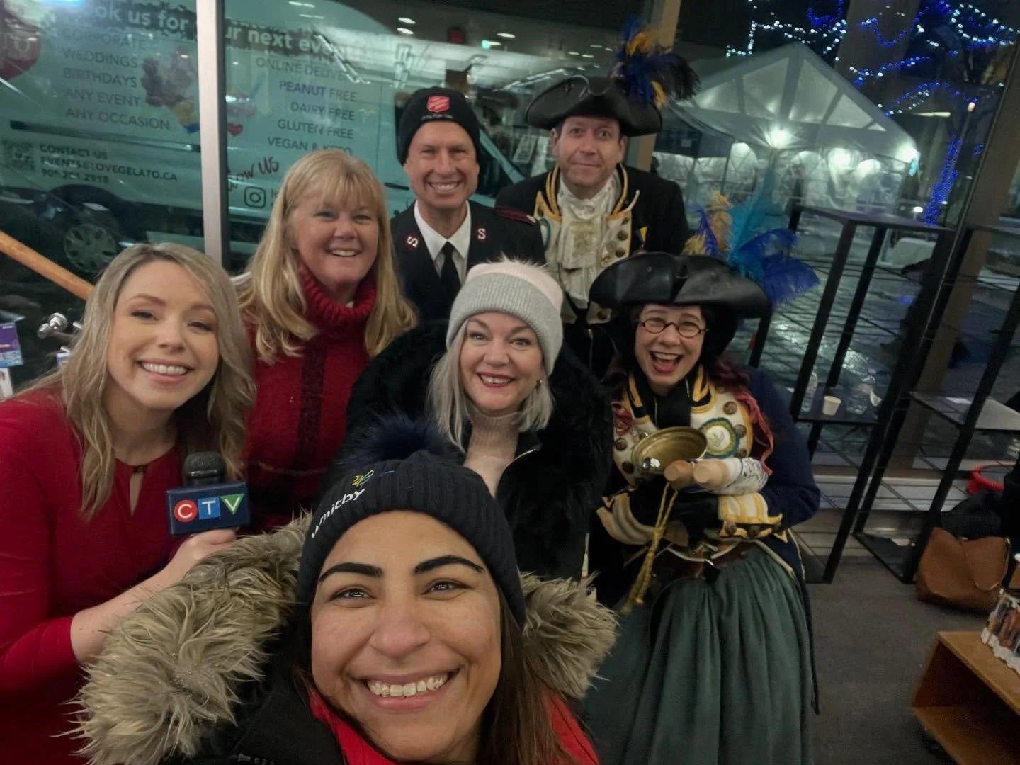 What a wonderful event today! 🎄🧦🎁

I had the pleasure of joining Elizabeth Roy Mayor, members of Town of Whitby Council and our community as we wrapped up Operation Cozy Toes and Operation Toy Mountain. Over the past month, Whitby came together in