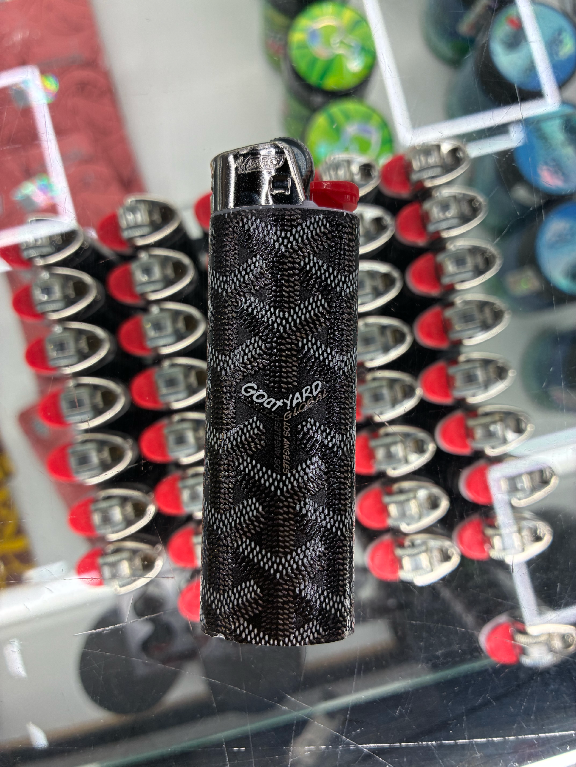 Lighters made for Goat Global in CA