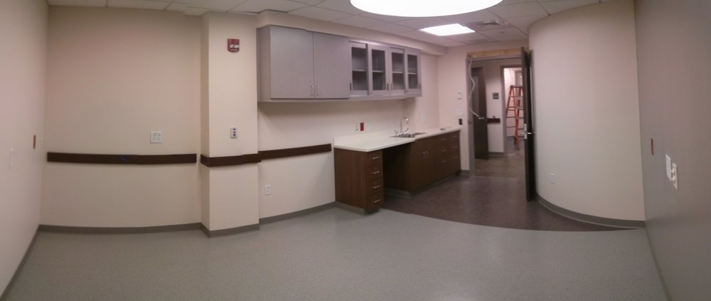 Panorama of Treatment room (Mobile casework not yet installed) 