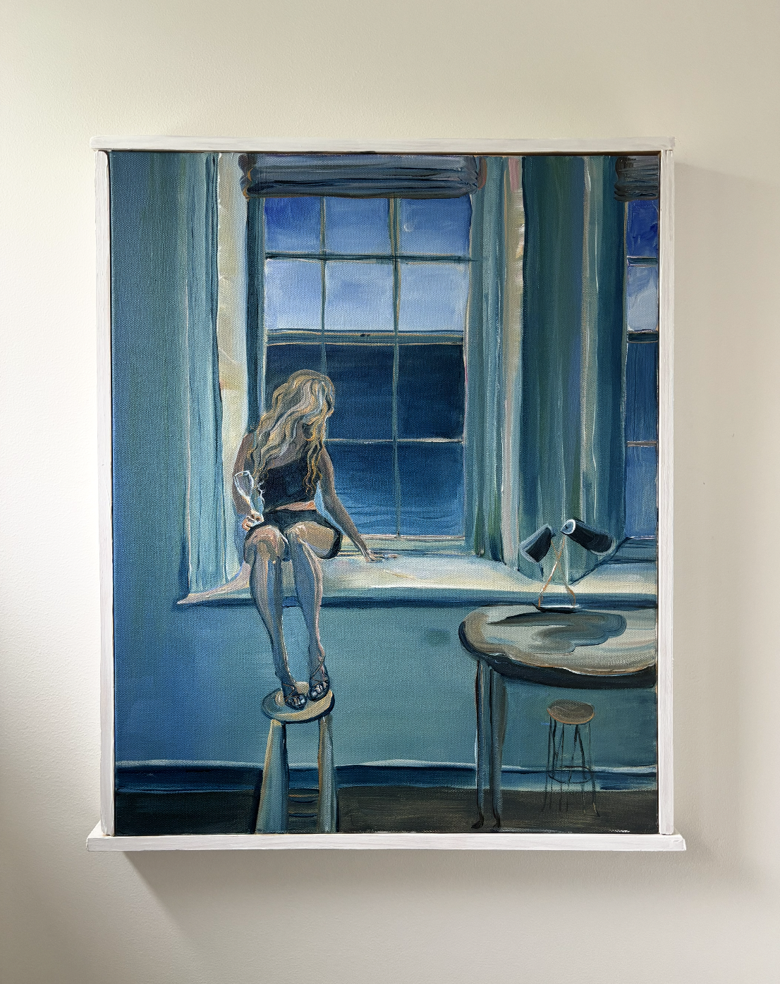Imagined Oceans, acrylic on cavas, 2024