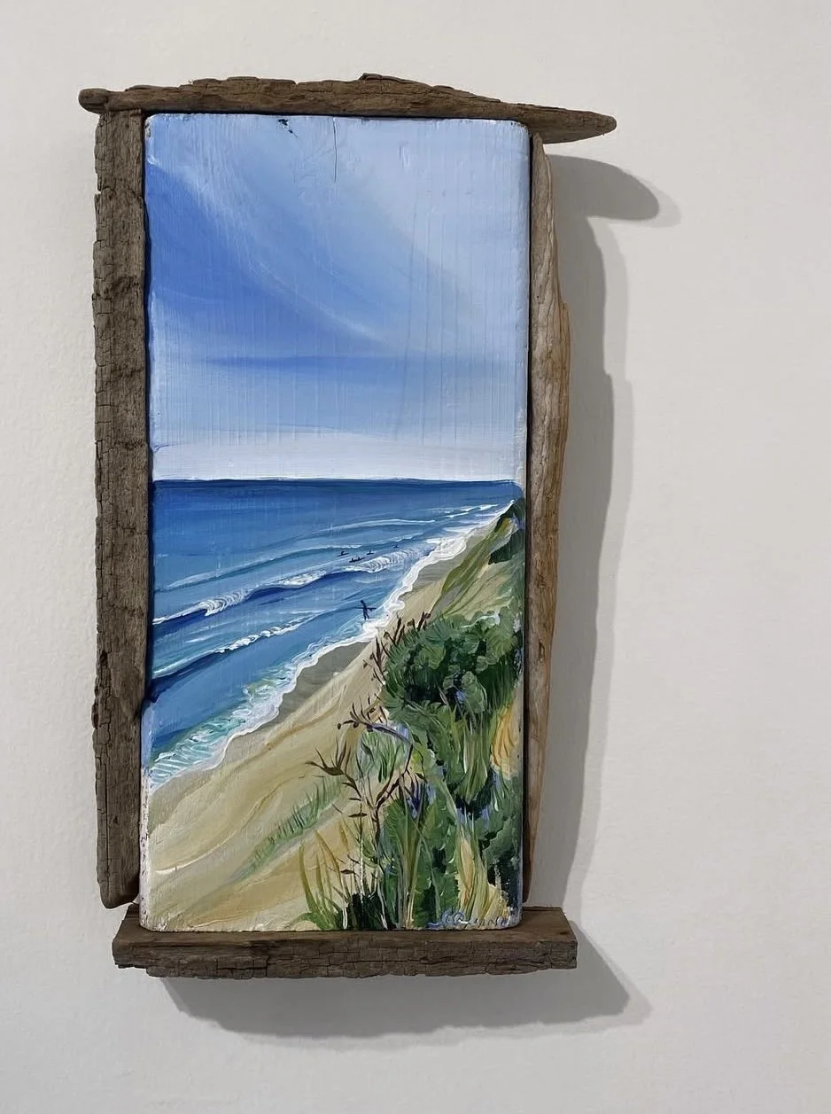 Surf rats, acrylic on wood, 2023