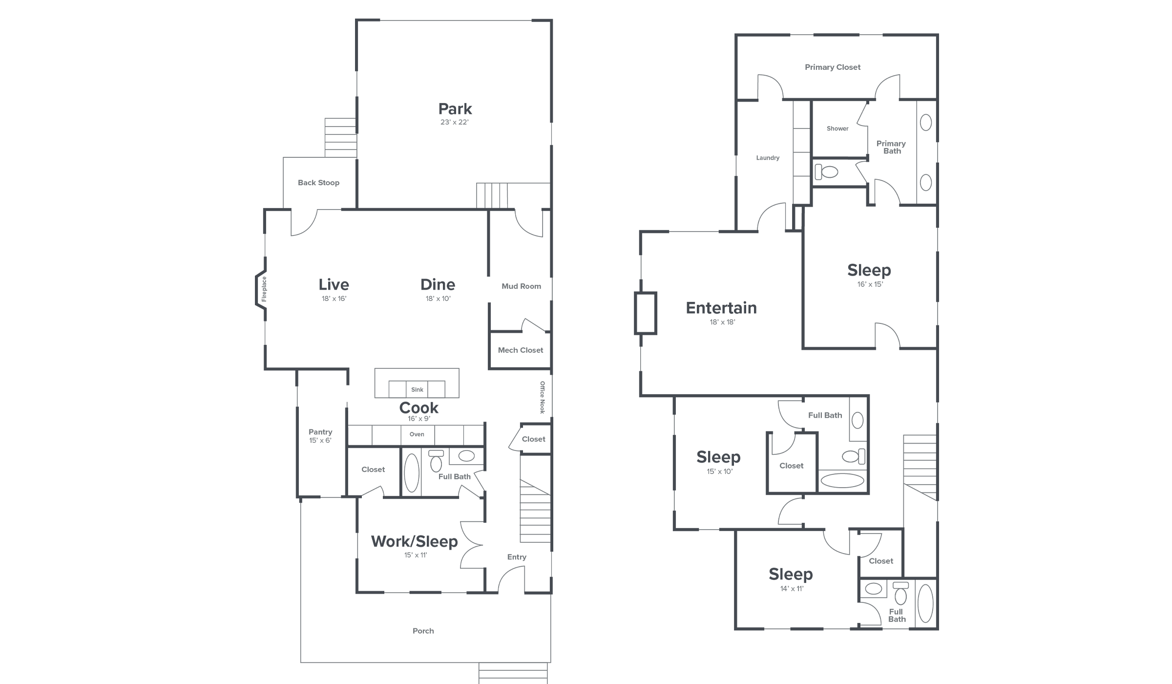Floor plans the preserve at june lake