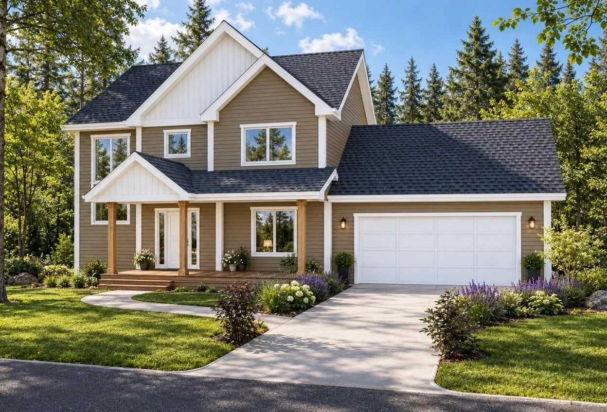 Home builder custom design two storey plan