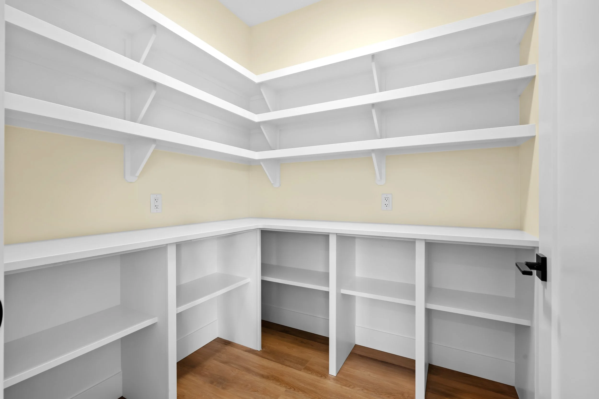 Large pantry with ample storage
