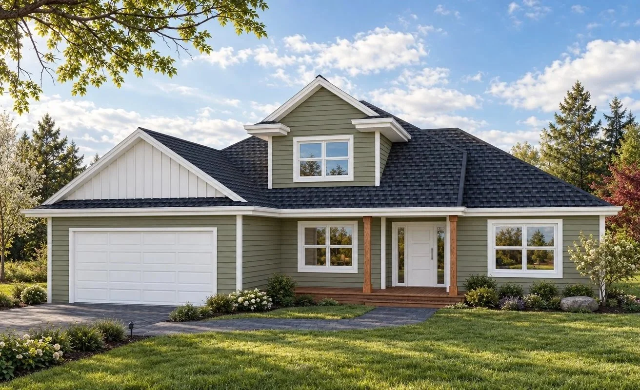 Home builder custom design bungalow plan