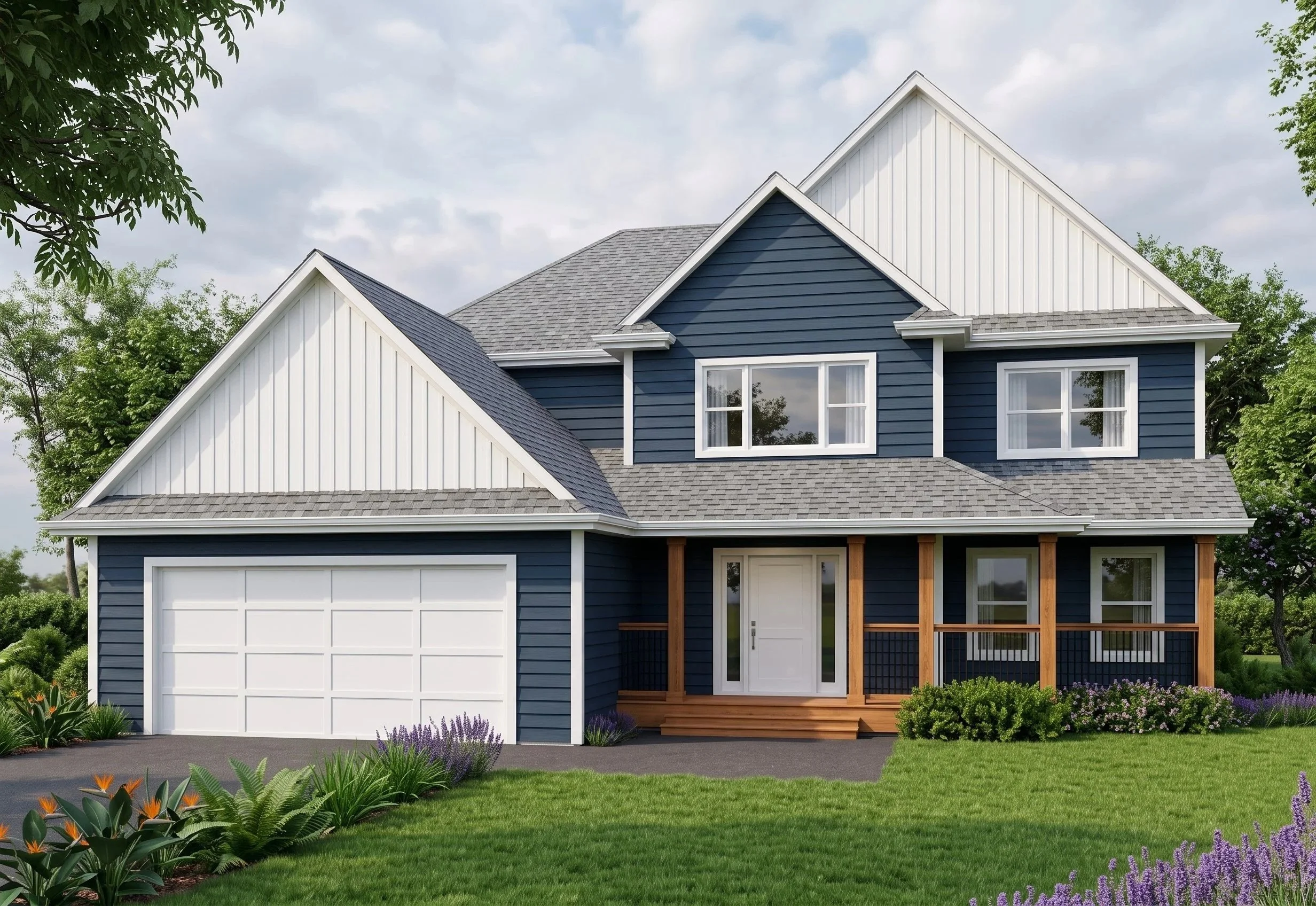Home builder custom design two storey plan