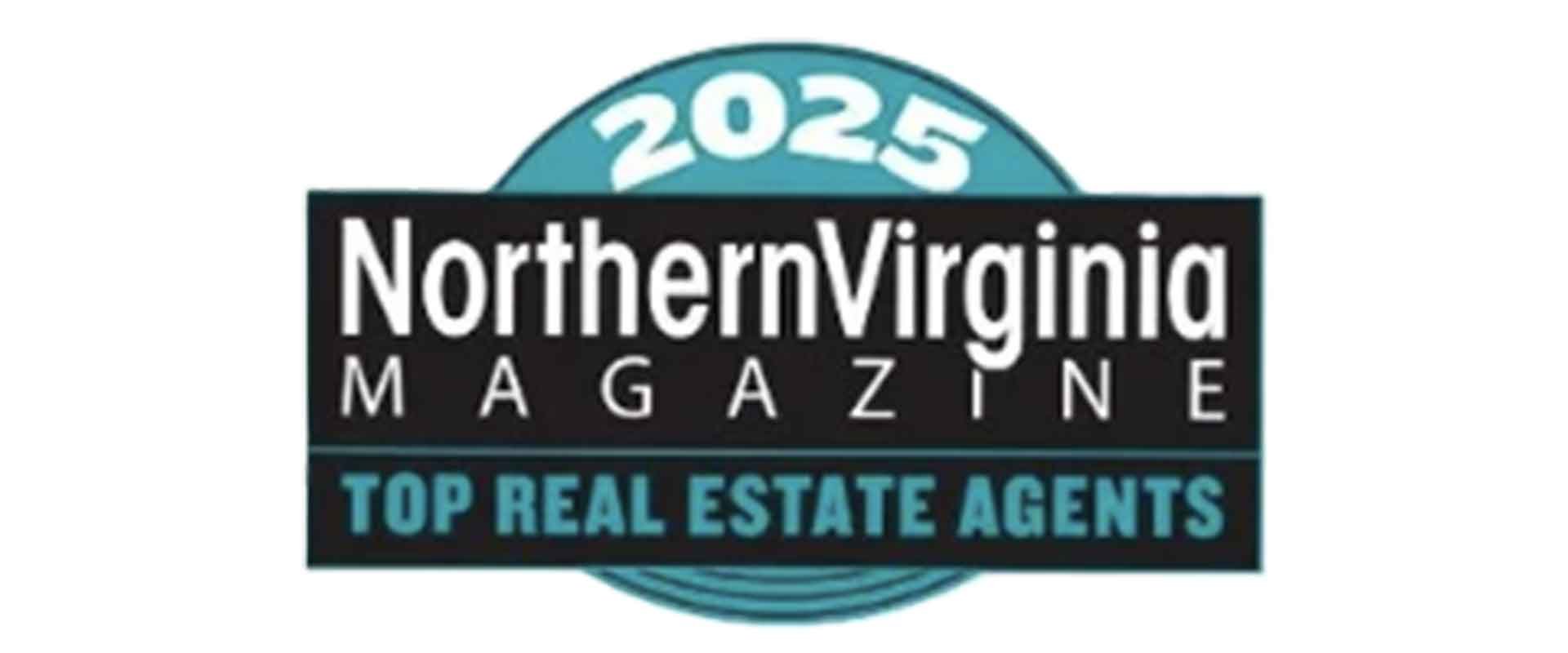 Northern Virginia Magazine Top Producing Real Estate Agent 2025 Award