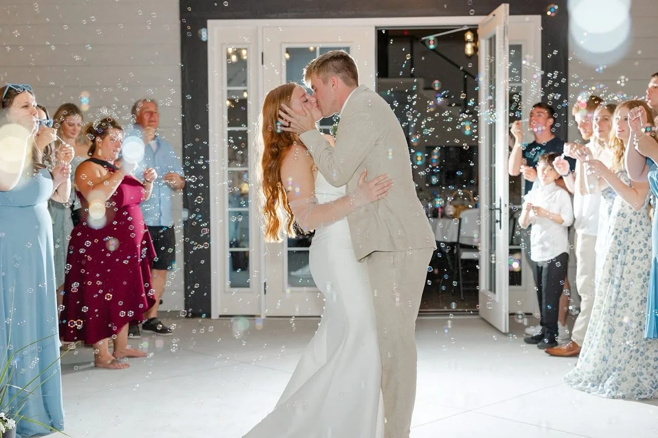 A bubble send off made for a perfect and unique end to this beautiful June wedding. 🫧
Congratulations on forever Jaxon & Paeton! 🤍🌿
Vendor Dream Team:
Photographer: @heatherkindallphoto 
Catering: @martinellis_littleitaly 
DJ: @wingproductio