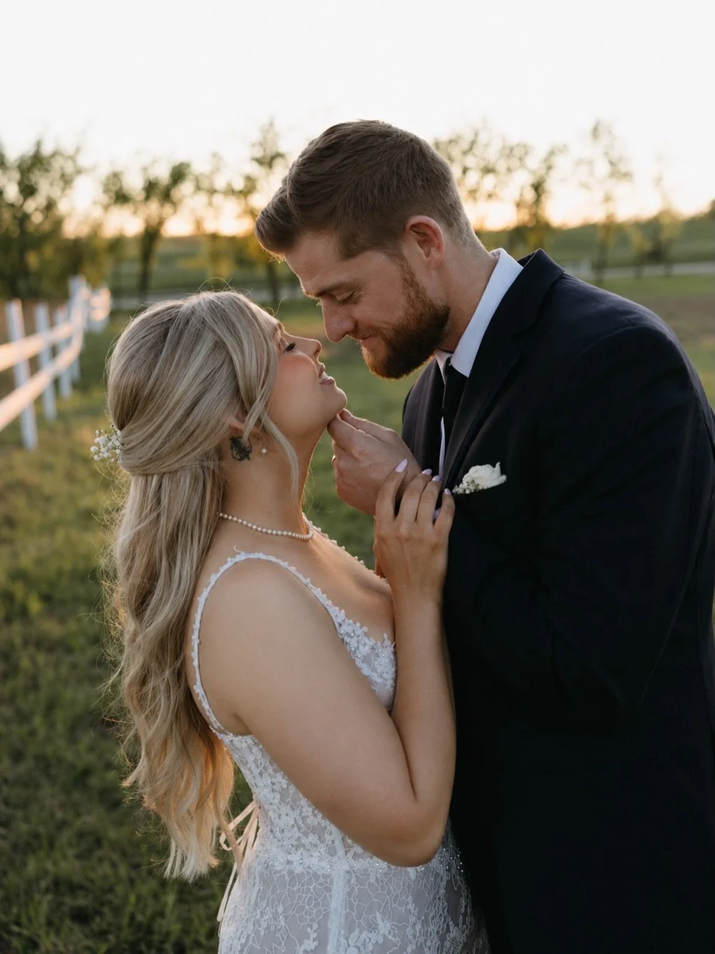 A perfect April day for this beautiful couple! 💍✨ 

From the breathtaking wedding dress to the stunning reception dress, and that classic getaway car waiting to whisk them away &mdash; we loved every thoughtful detail that made their day so special.