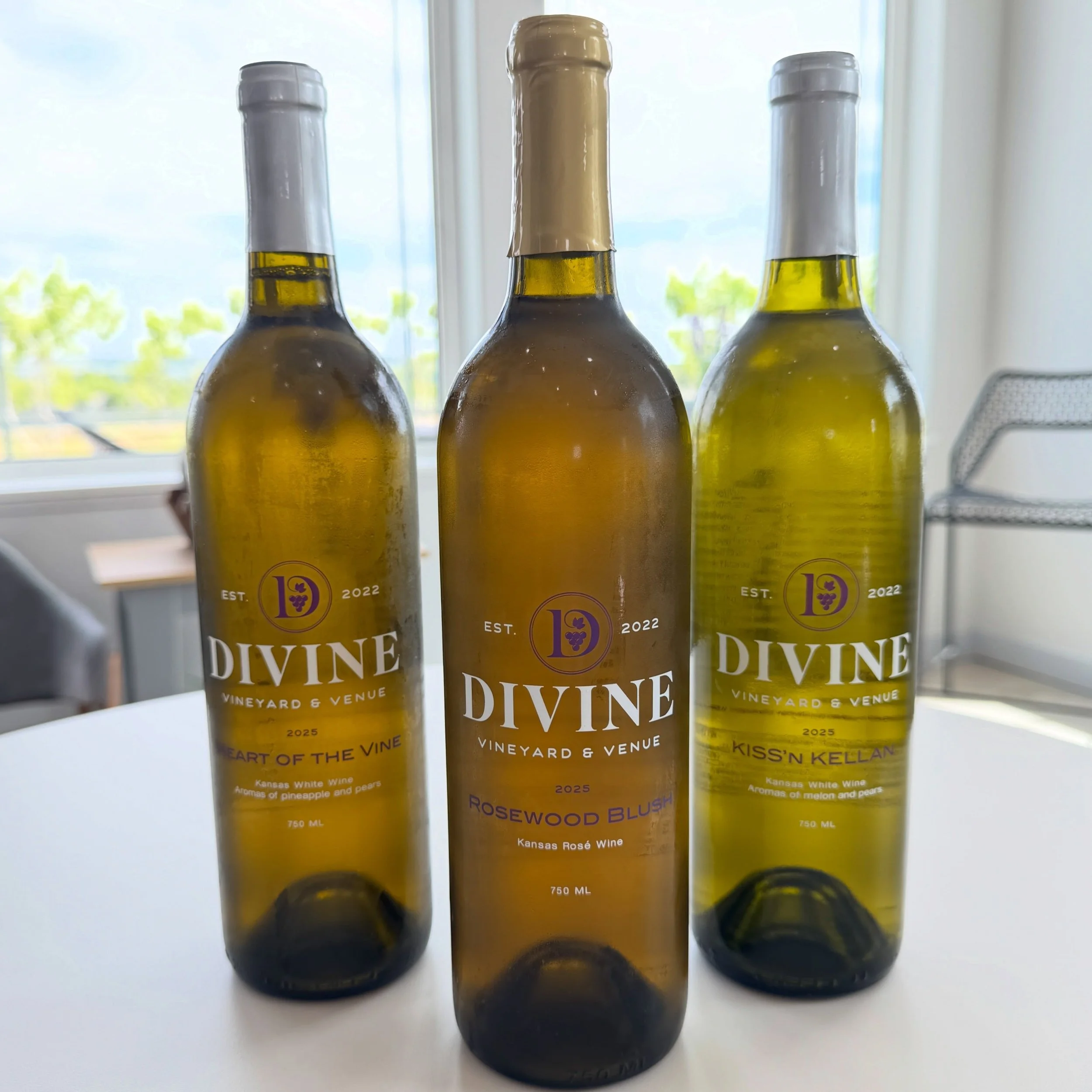 We&rsquo;re excited to share more about our 2026 wines which were released at our grand opening last month!

🍷 Kissin&rsquo; Kellan - Dry white from Itasca grapes with beautiful notes of pear and melon. Named after our 6th grandchild, Kellan Krew, b