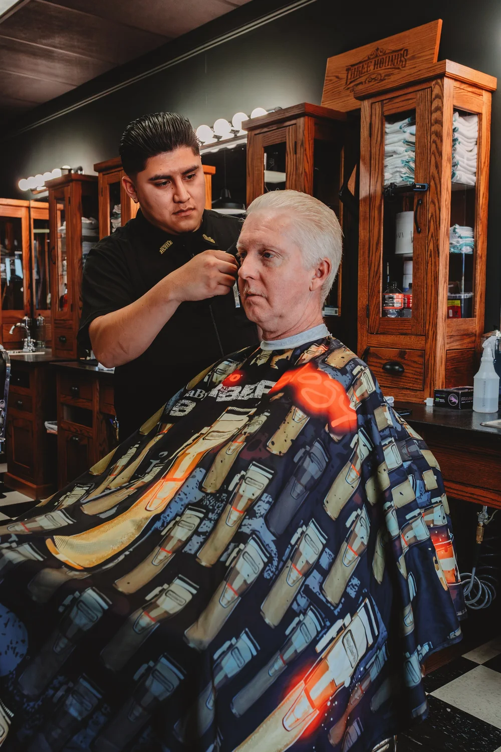 Sharp haircut result at Three Hounds