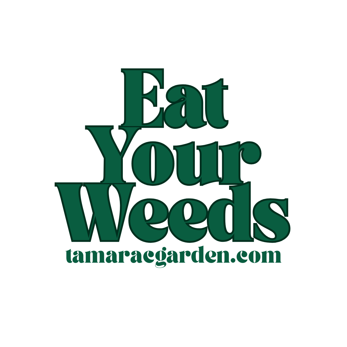 Eat Your Weeds Sticker