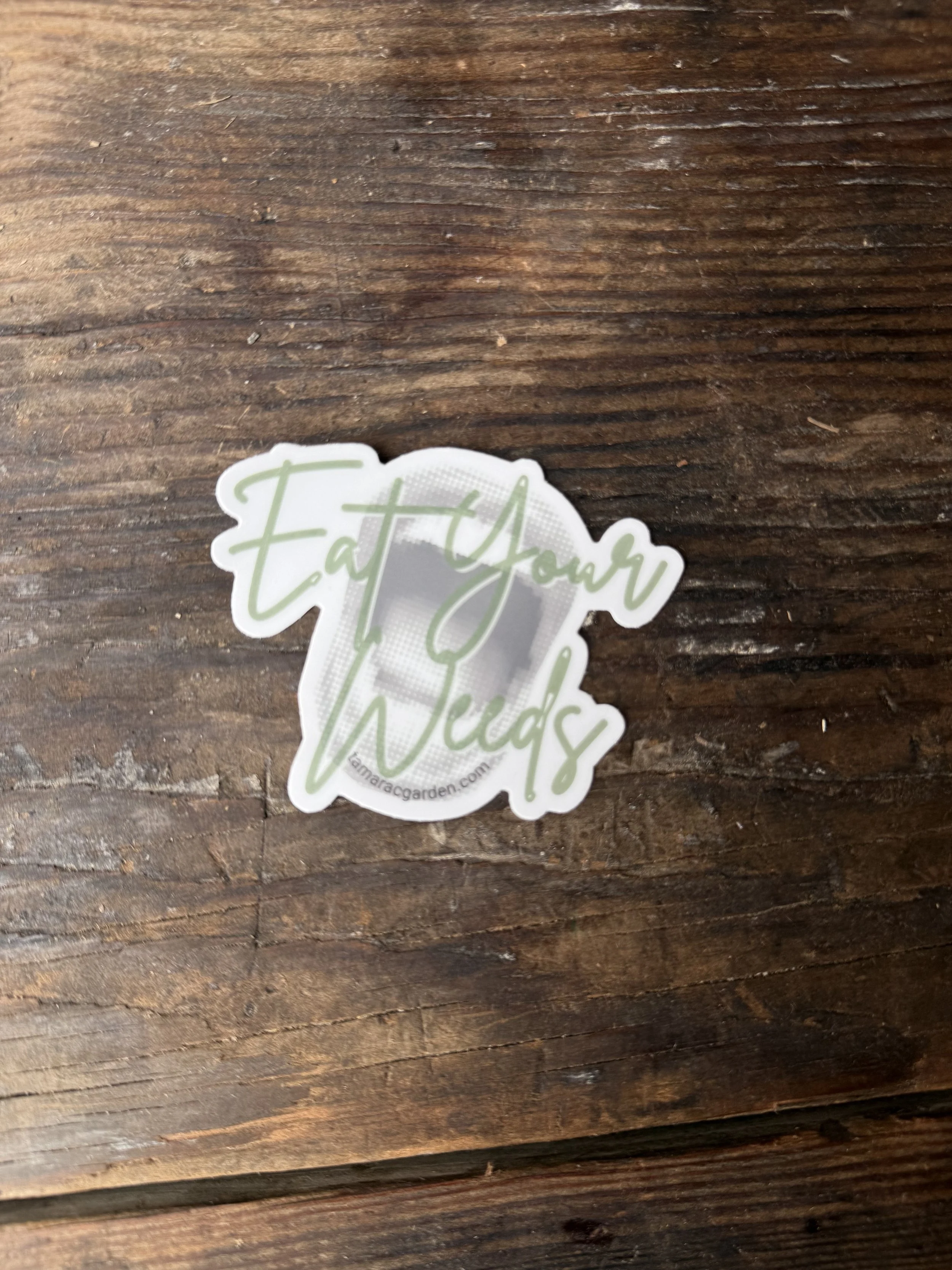 Eat Your Weeds Mouthy Sticker