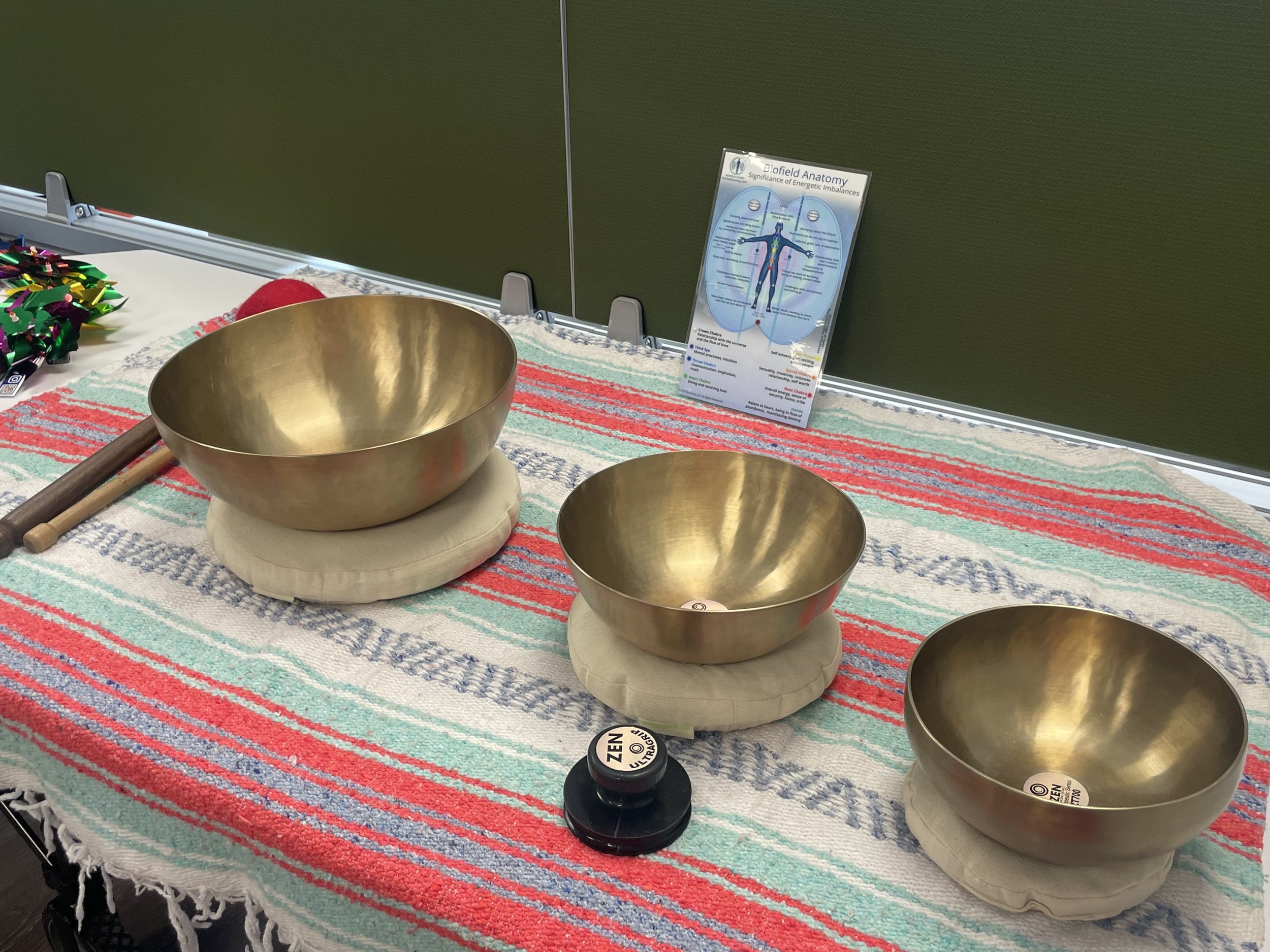 Zen Therapeutic singing bowls
