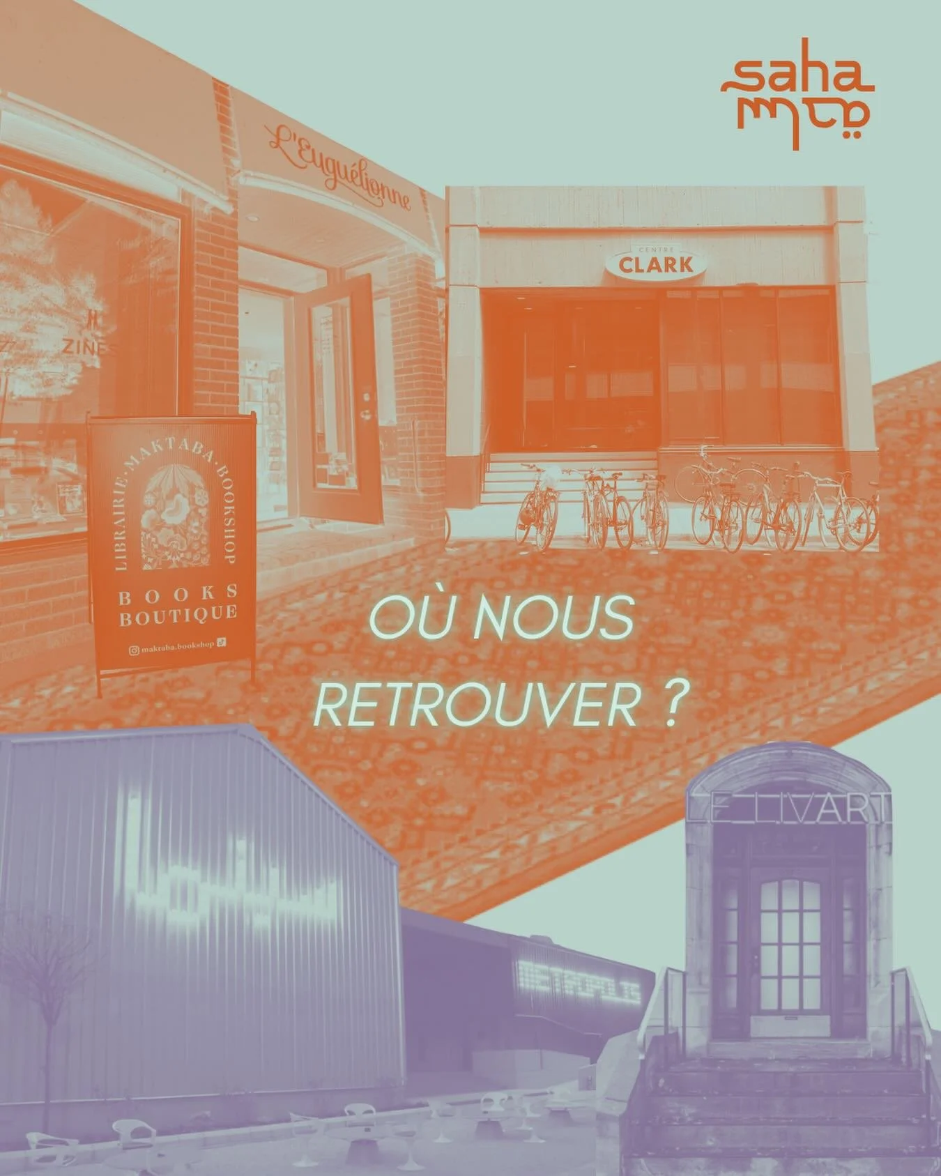 Voici une petite liste de o&ugrave; vous pouvez retrouver nos exemplaires &agrave; Montr&eacute;al et ailleurs ! Vous pouvez toujours commander un exemplaire en suivant le lien dans notre bio ou en nous contactant en mp⭐️

MONTR&Eacute;AL : 
Librairi