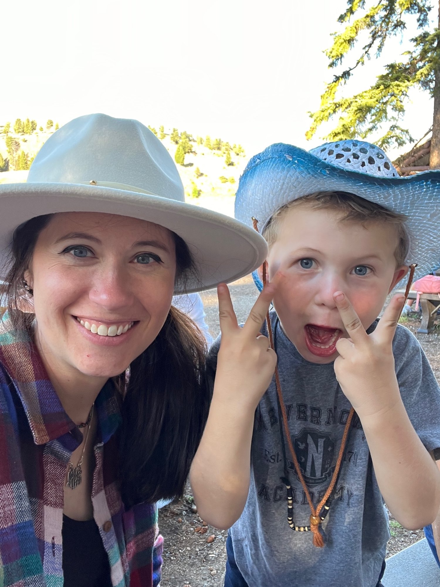 yellowstone-old-west-dinner-cookout-review-hats.JPG