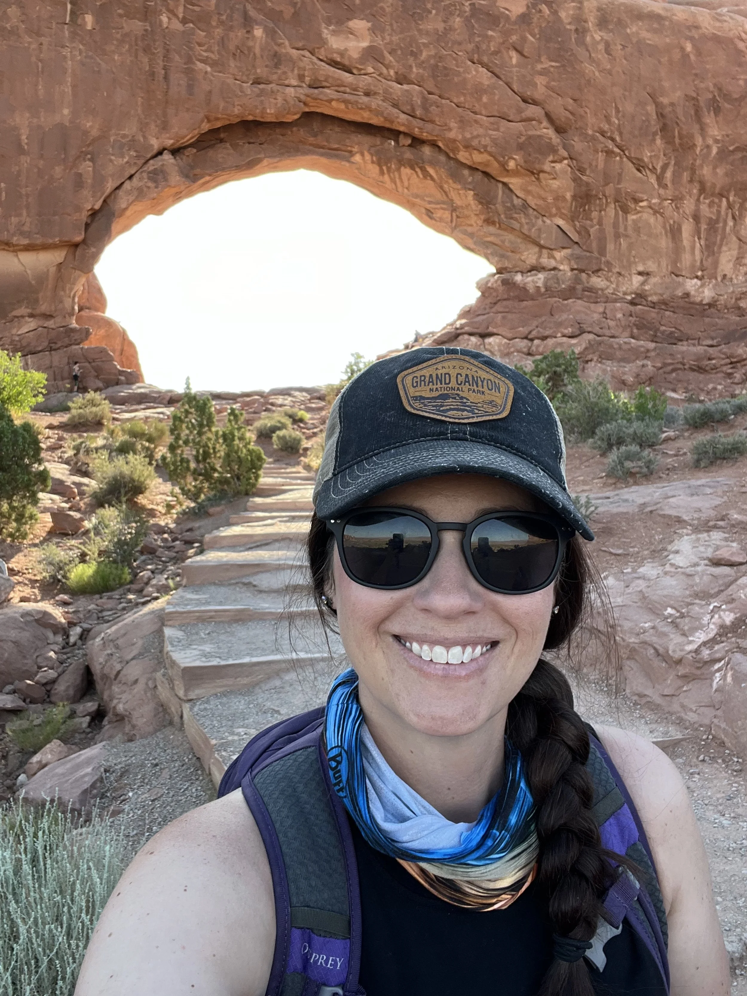 The author at North Window