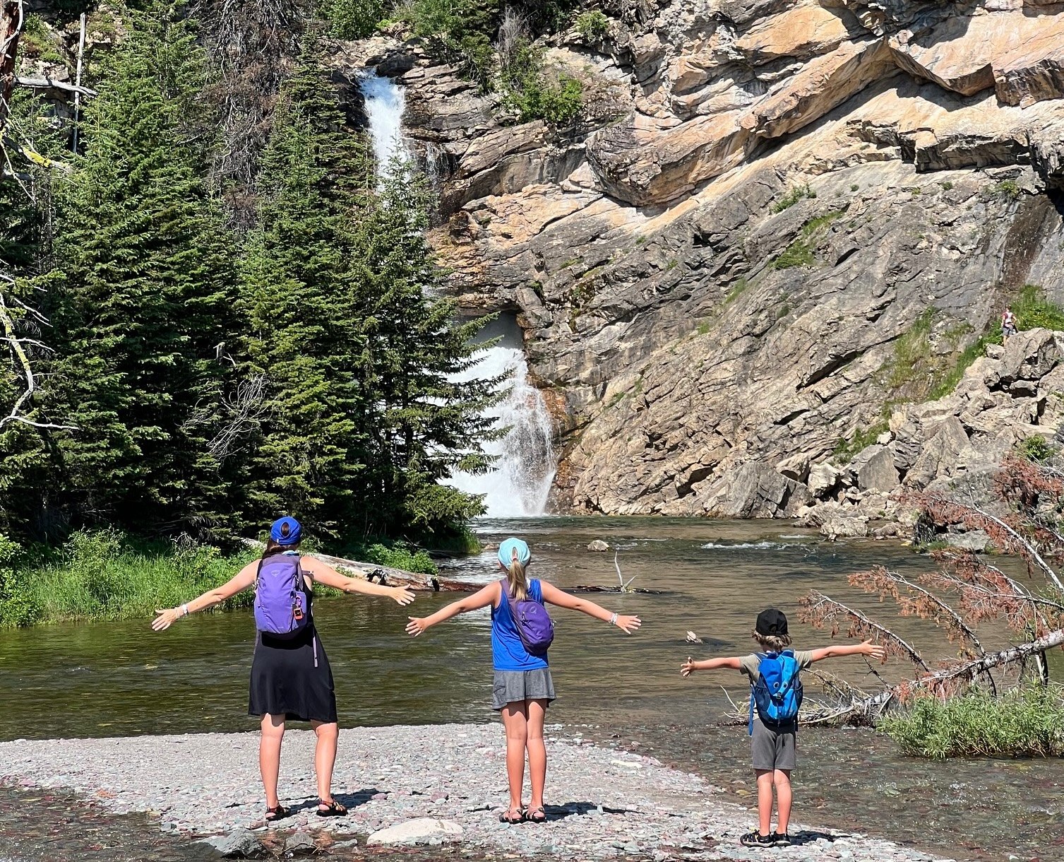 Running Eagle Falls in Two Medicine
