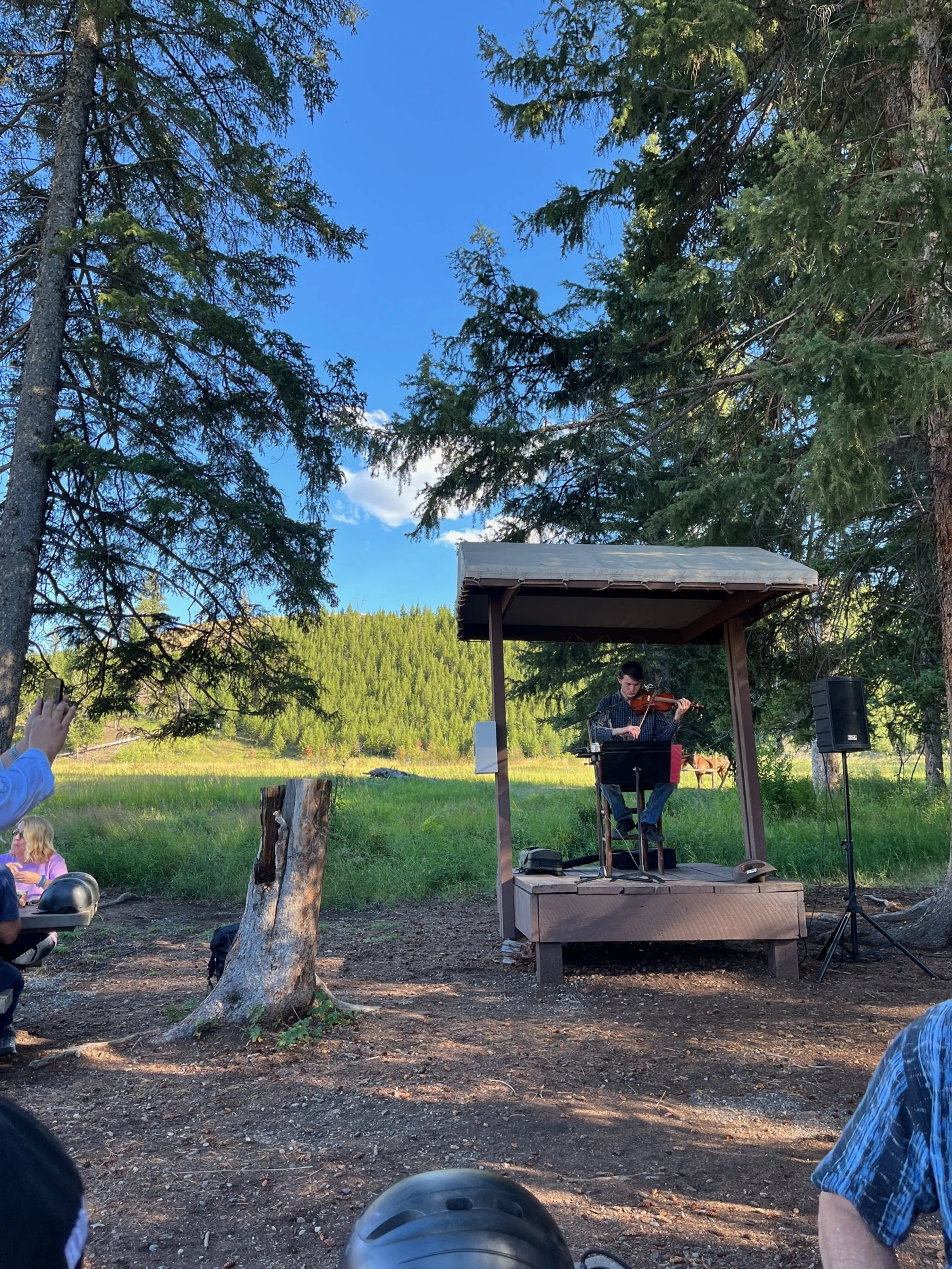Fiddler at Old West Cookout