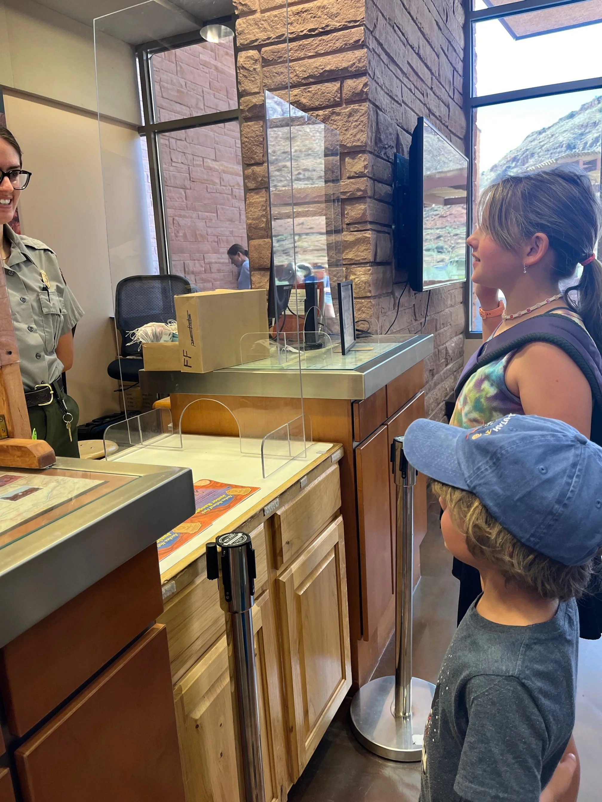 Junior Ranger swearing-in