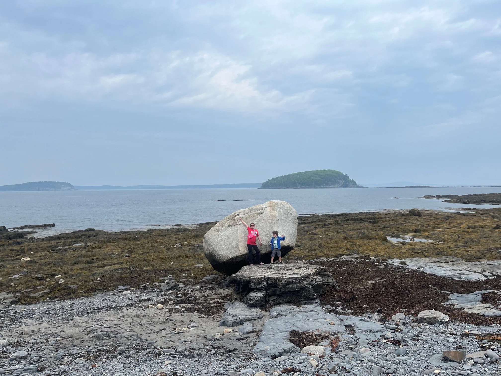 Bar Harbor's glacial erratic