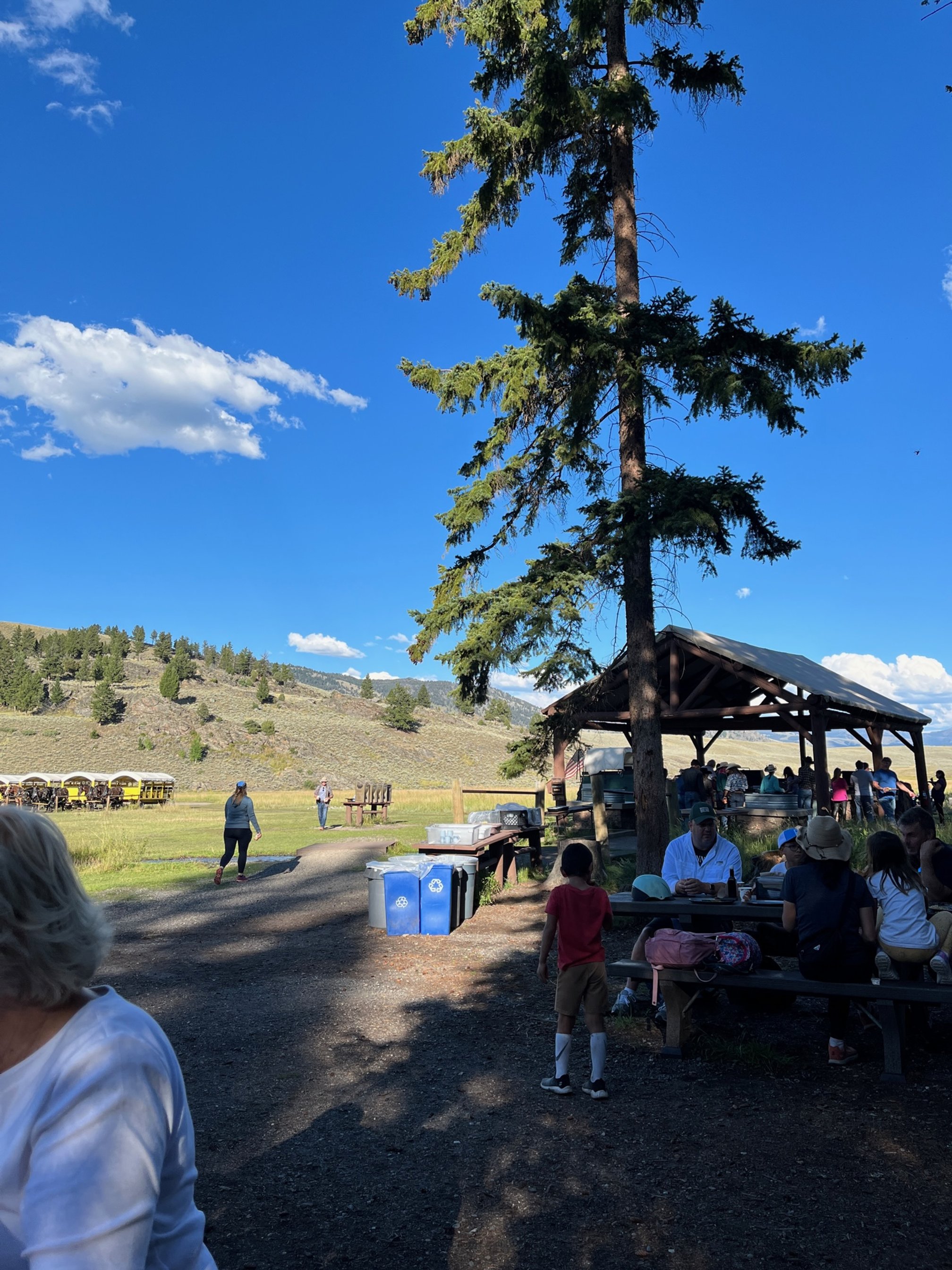 Outdoor kitchen area