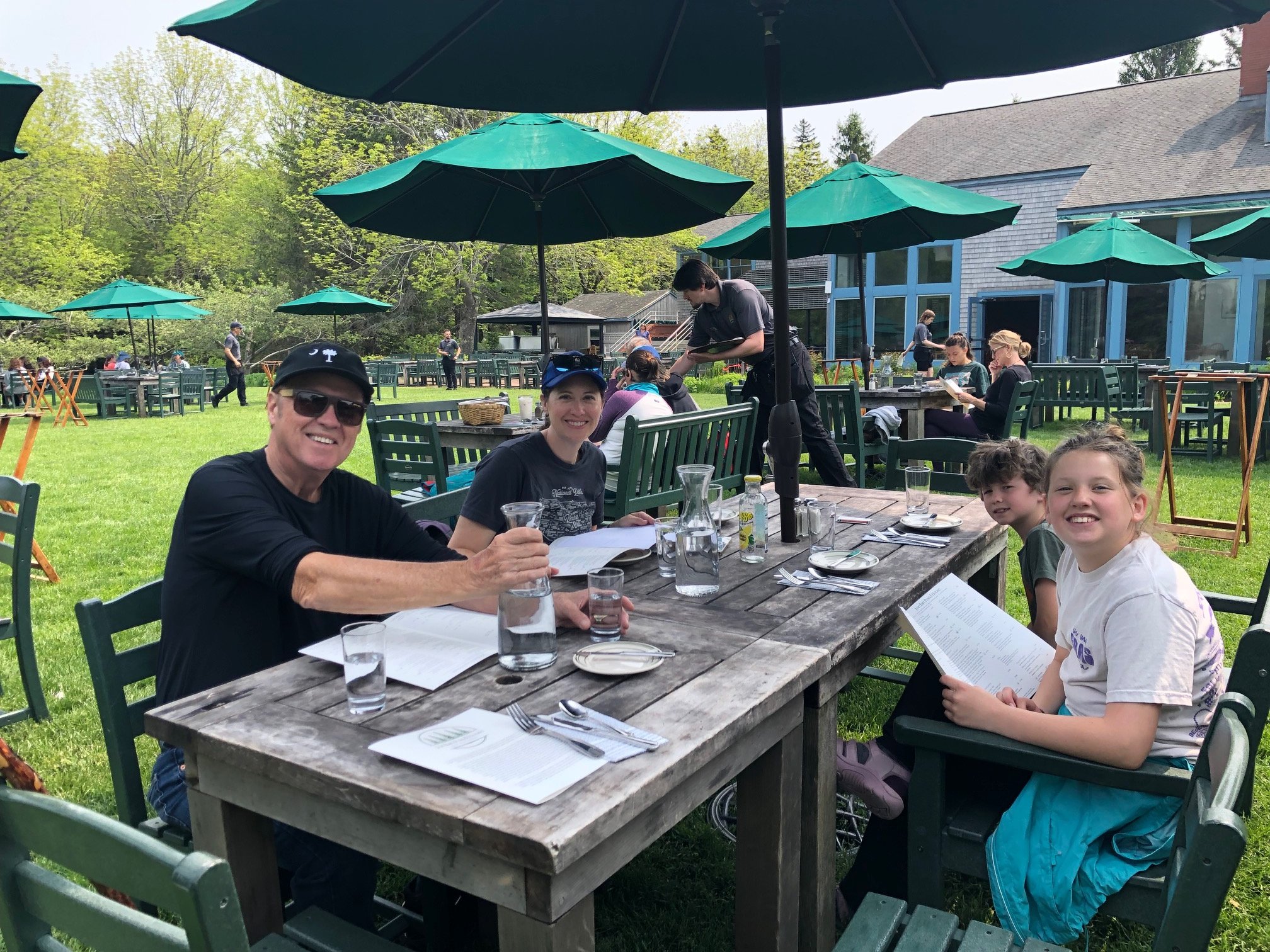 Dining at Jordan Pond