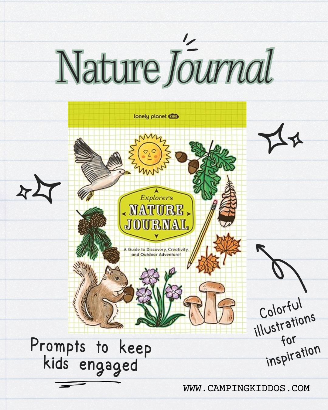 Lonely Planet Kids nature journal cover