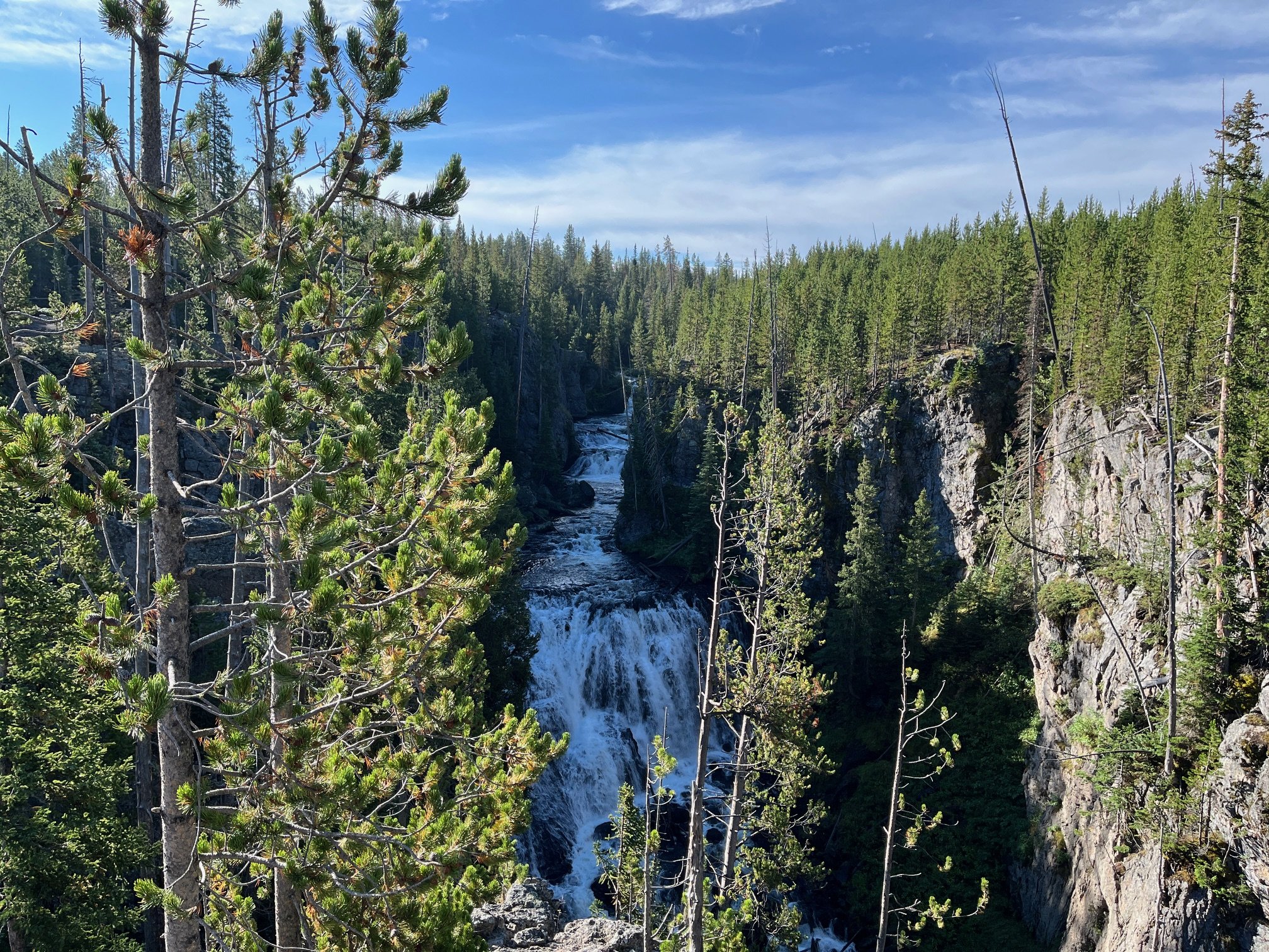 Kepler Cascde at Yellowstone National Park