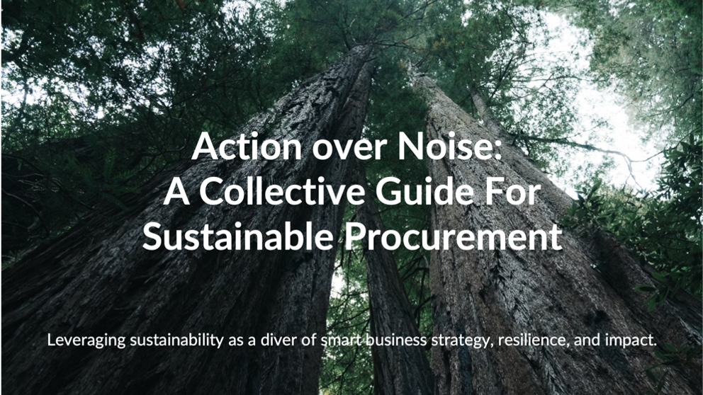Sustainable Procurement Pledge and Equipoise launch “Action Over Noise: A Collective Guide for Sustainable Procurement”