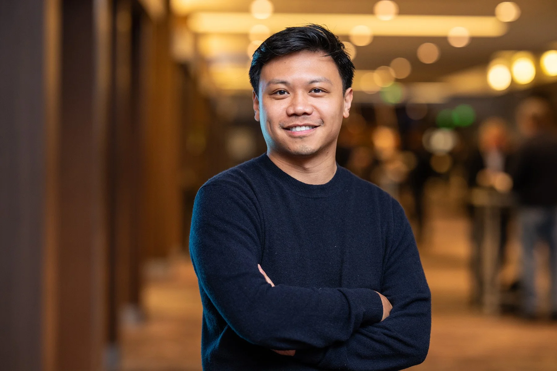Professional attendee portrait photographed during the AI Council conference in San Francisco.