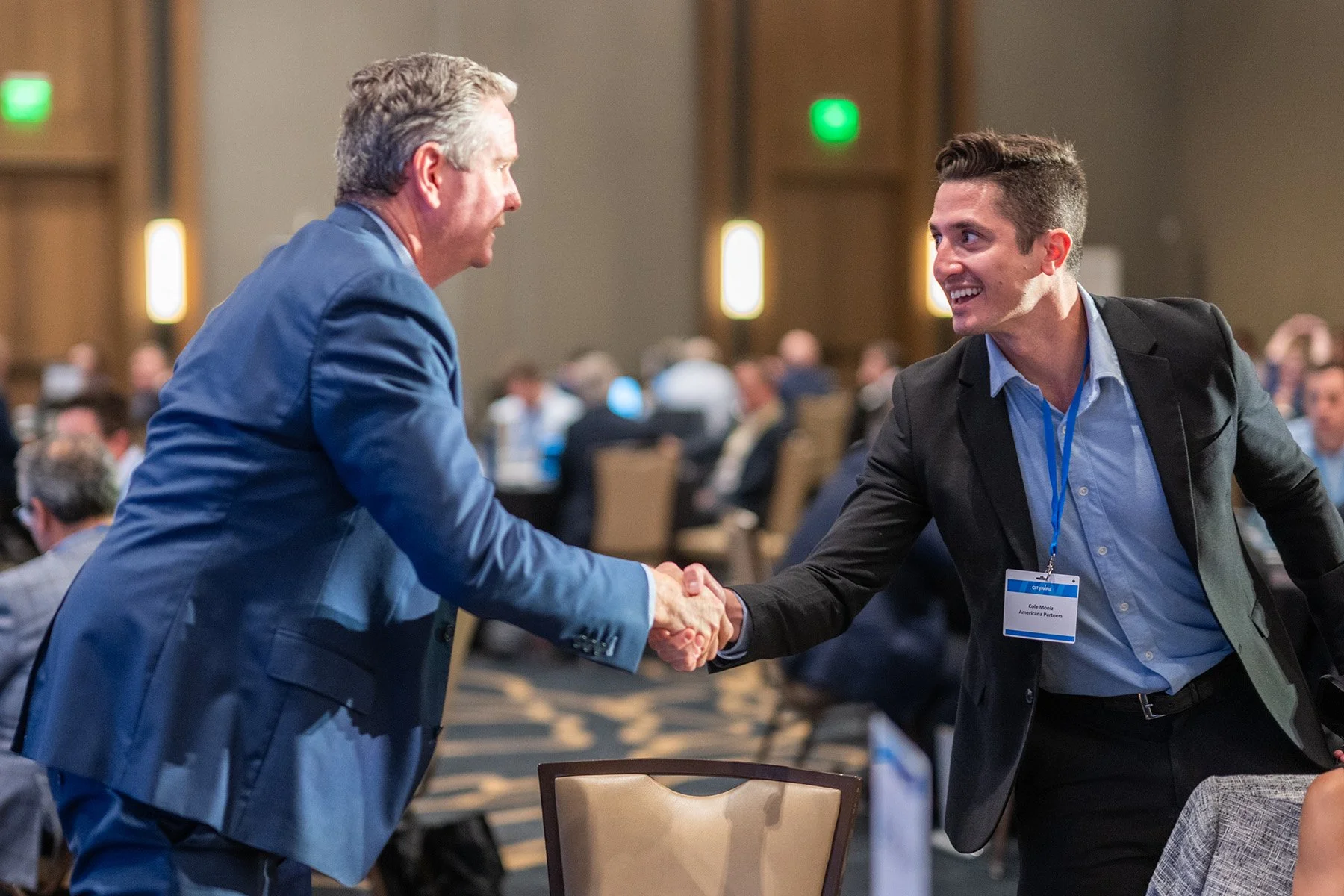 Attendees networking during the Citywire conference in Austin, Texas