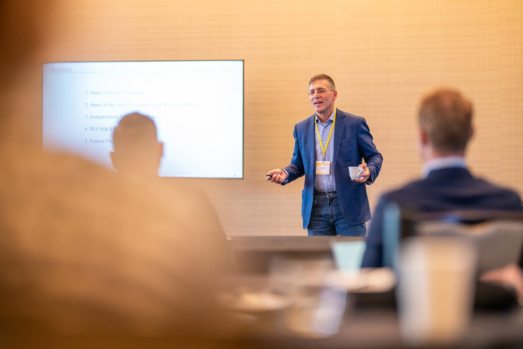 Breakout session at the Citywire financial conference in Austin.