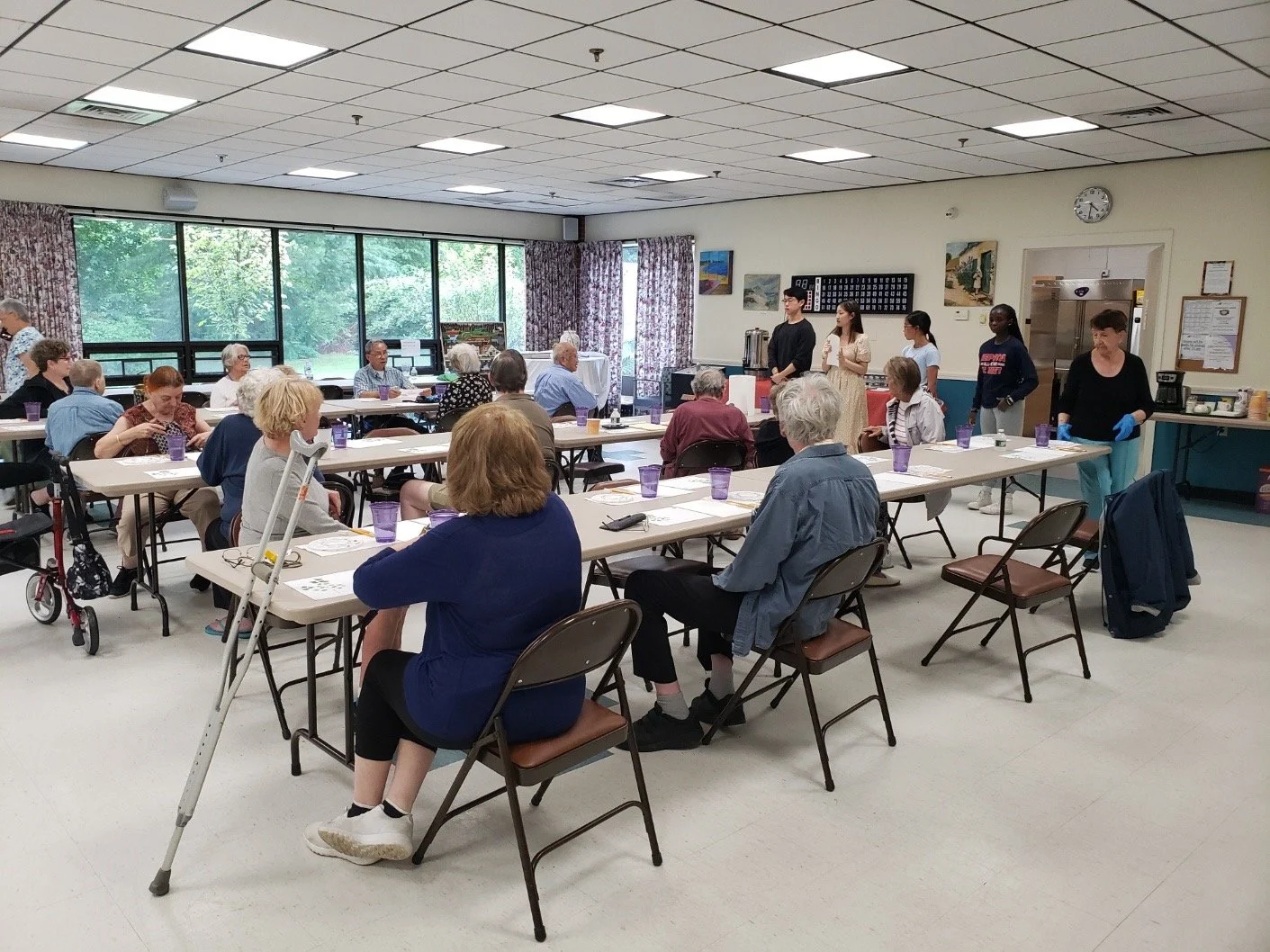 Painting Eucalyptus with Seniors at Drakes