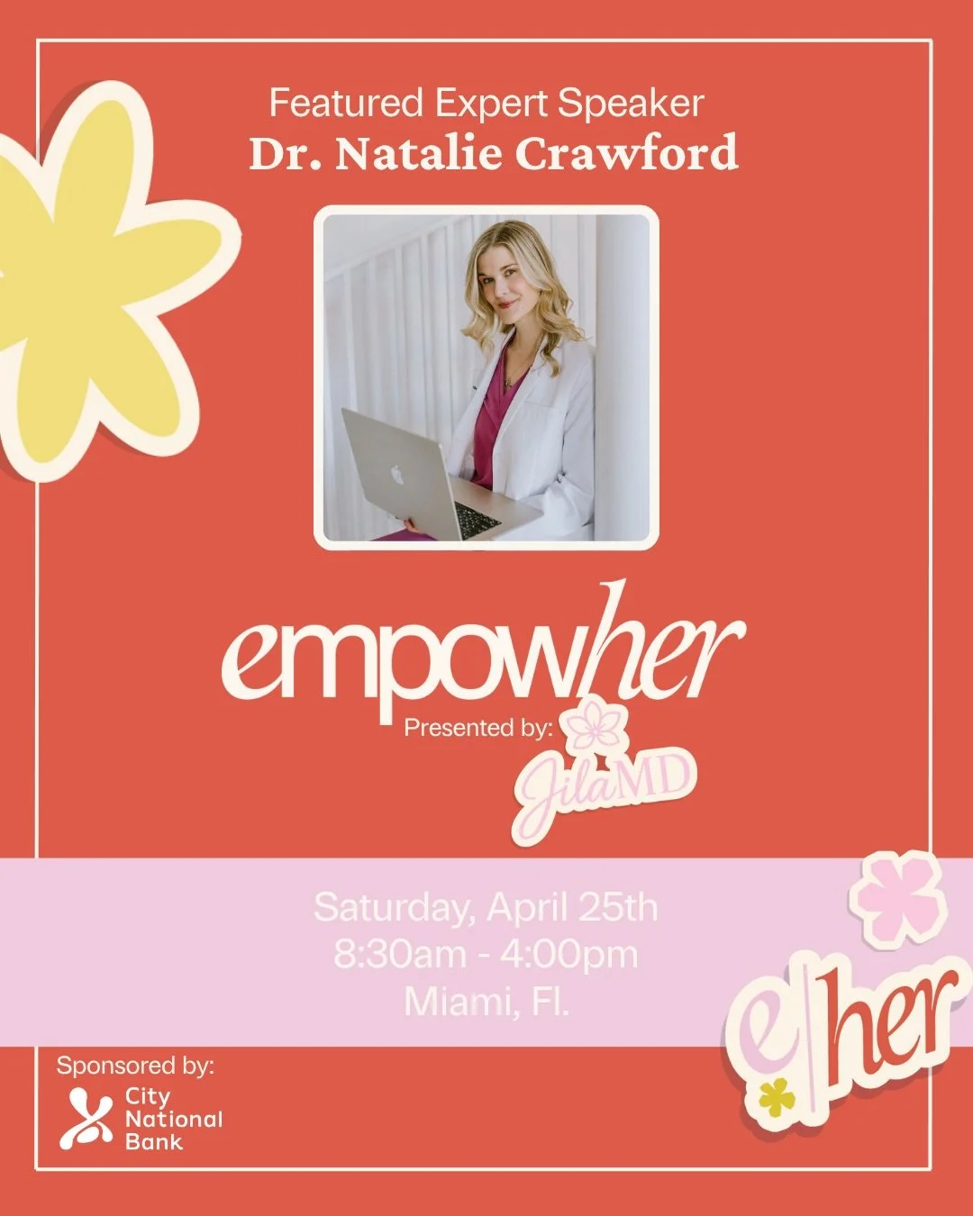 I&rsquo;ll be speaking at EmpowHER Miami 2026 hosted by the Miami Menopause Collective.

This full day summit will focus on women&rsquo;s health, wellness, hormones, and longevity with leading experts in the field.

Comment EMPOWHER for more info!
