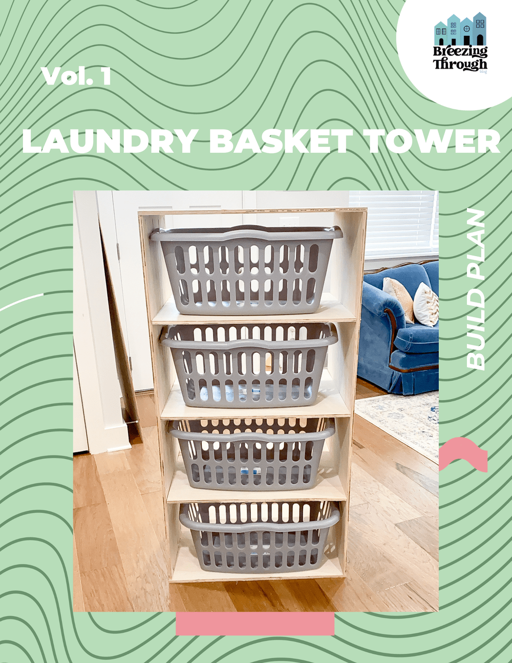 Laundry Basket Organizer Plans