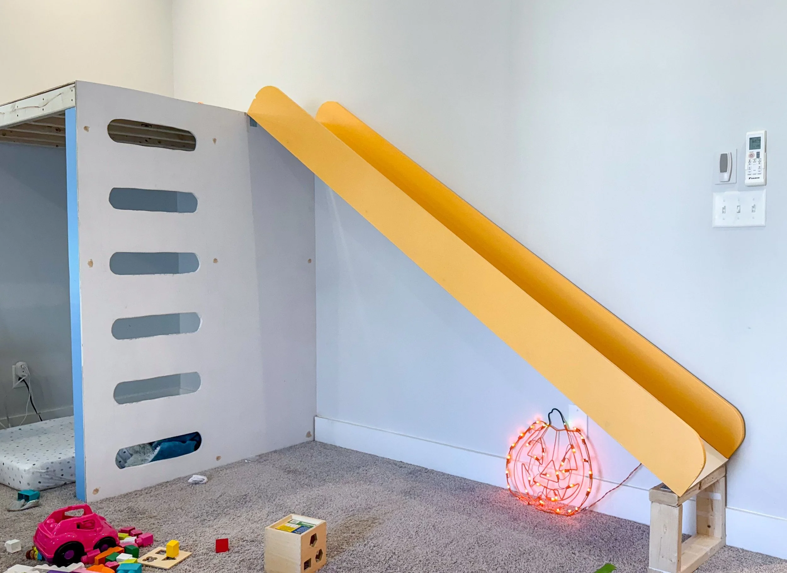 DIY Melamine and Wood Slide