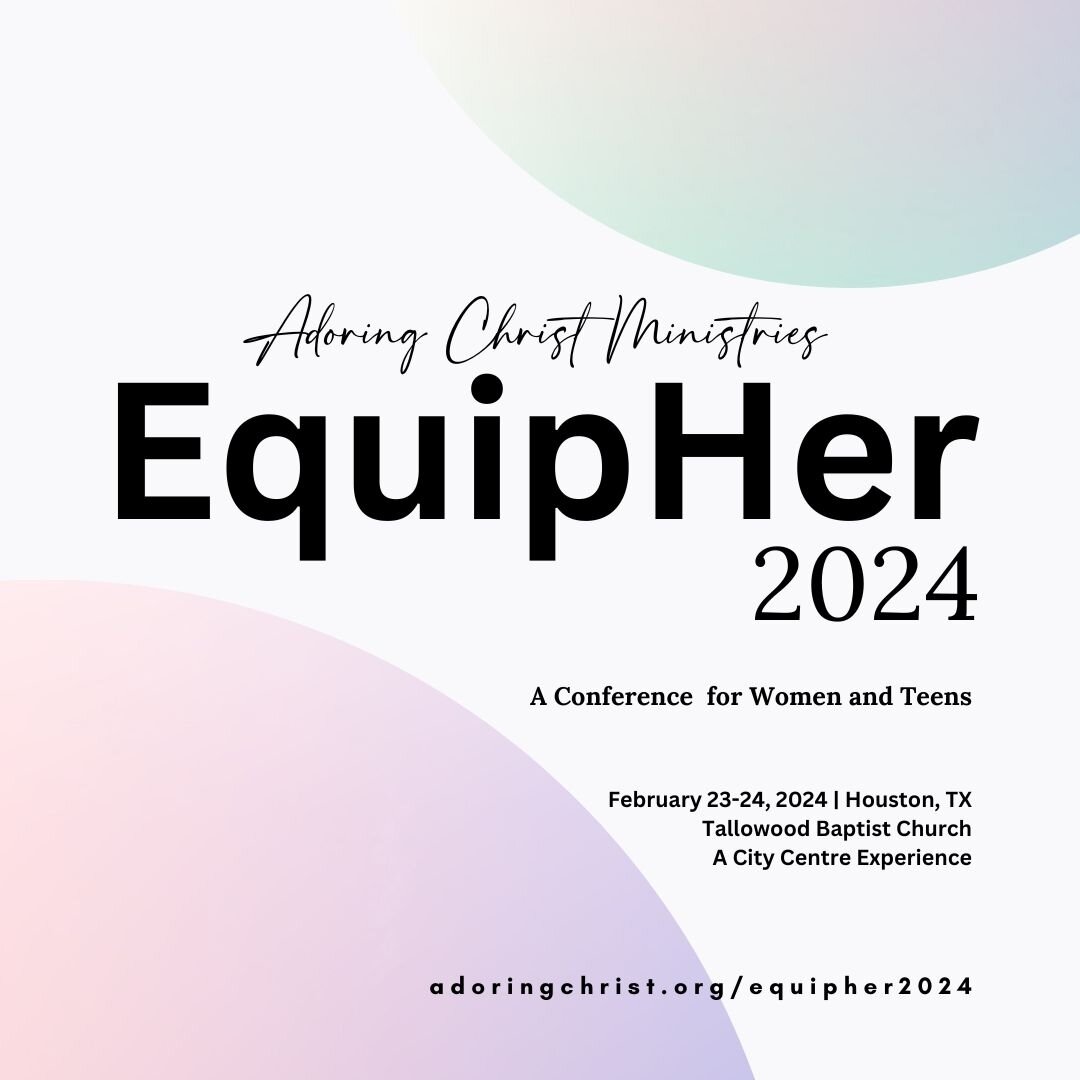 Register Today!⁣
#Houston #ministry #equip #womenintheword #womenoffaith #workshop #conference #discipleship