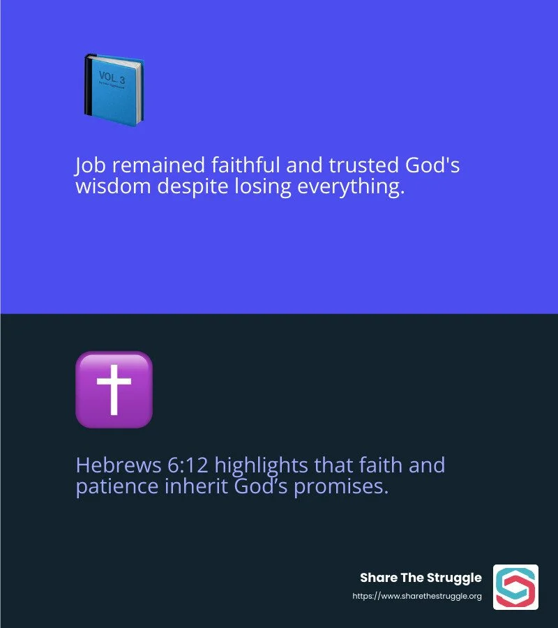 Job's Patience - how to develop patience biblically infographic 2_facts_emoji_blue
