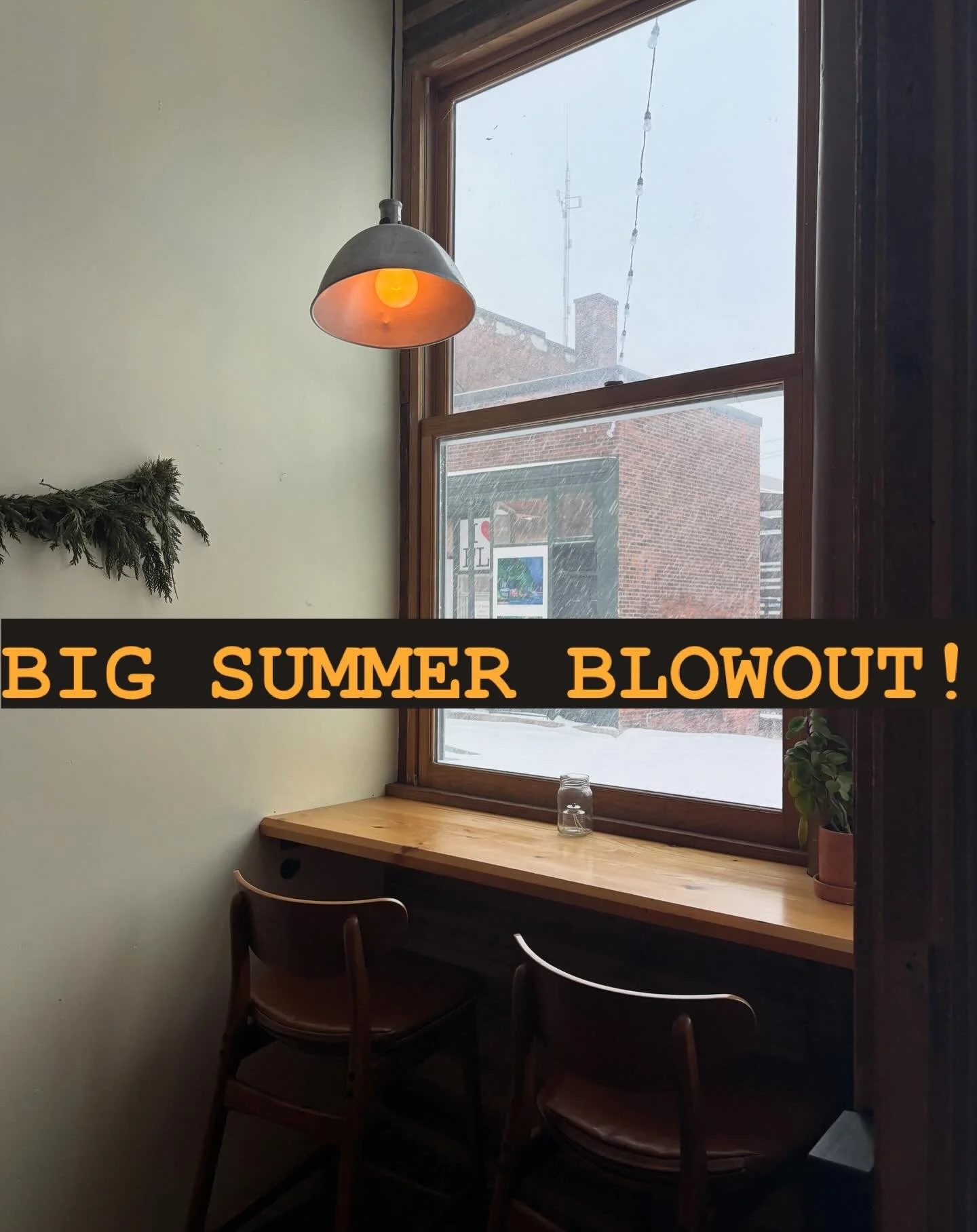 We are offering $2 oysters and 20% off all wines by the bottle on the 26th (that&rsquo;s tonight), 27th, and 28th. Brave the snow and get cozy before we take the big January break ❄️
