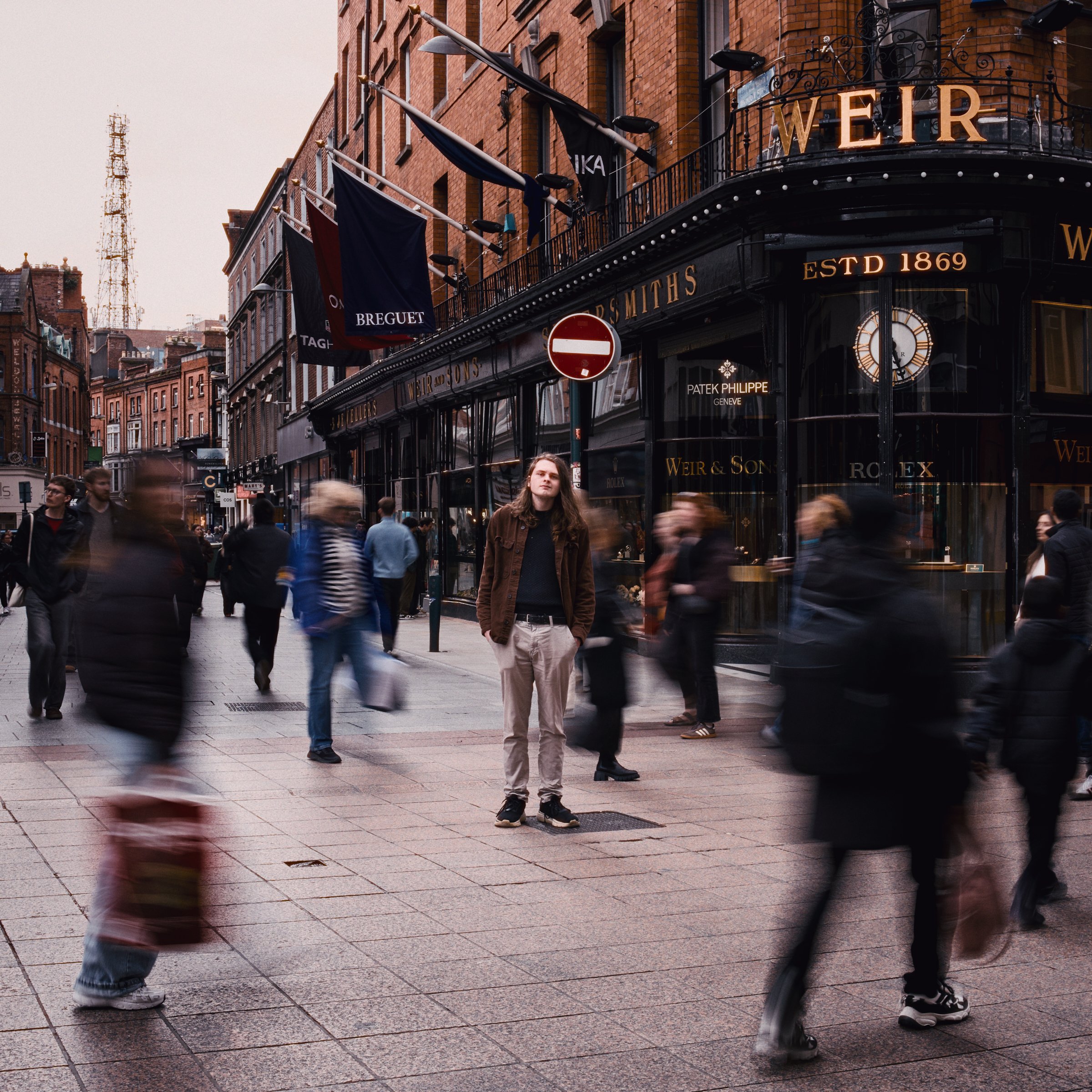 Amongst the Bustle, Dublin, Ireland 2026 photographed by Dave Haworth