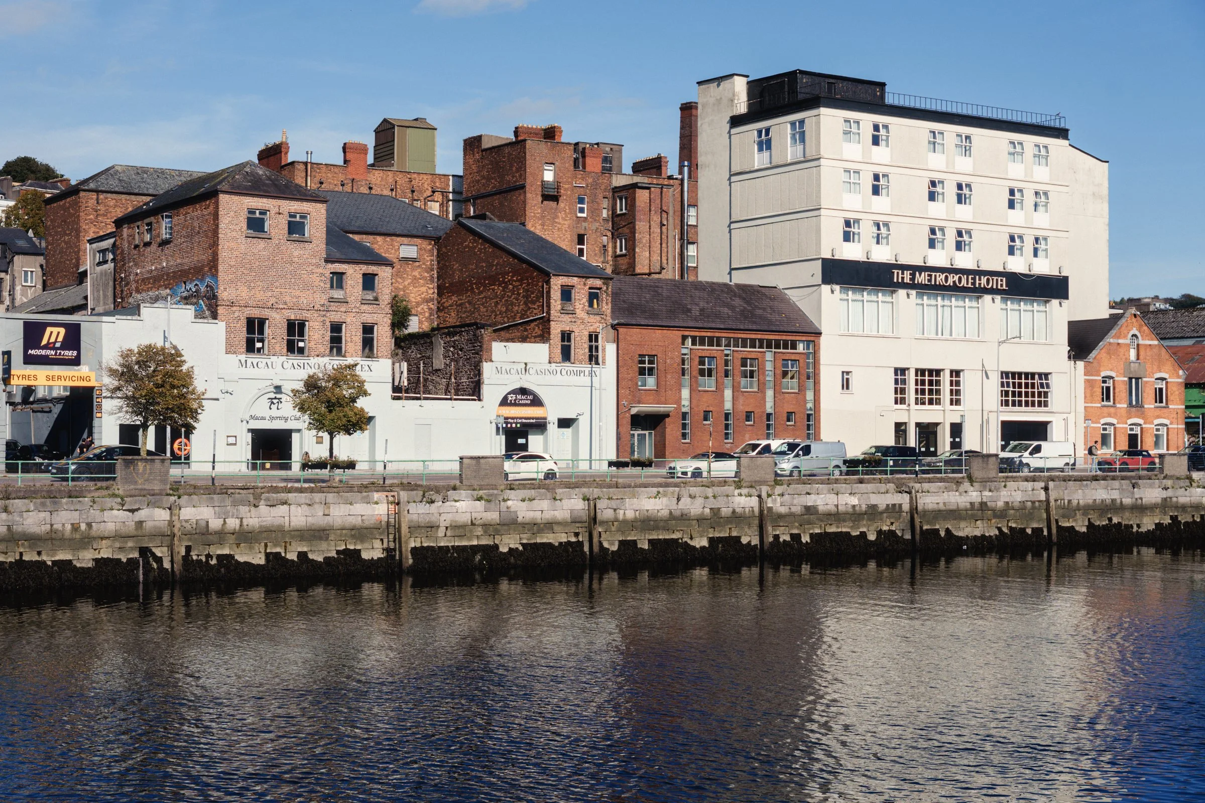 The Metropole Hotel, Pope's Quay on River Lee, Cork City, Ireland 2026 photographed by Dave Haworth
