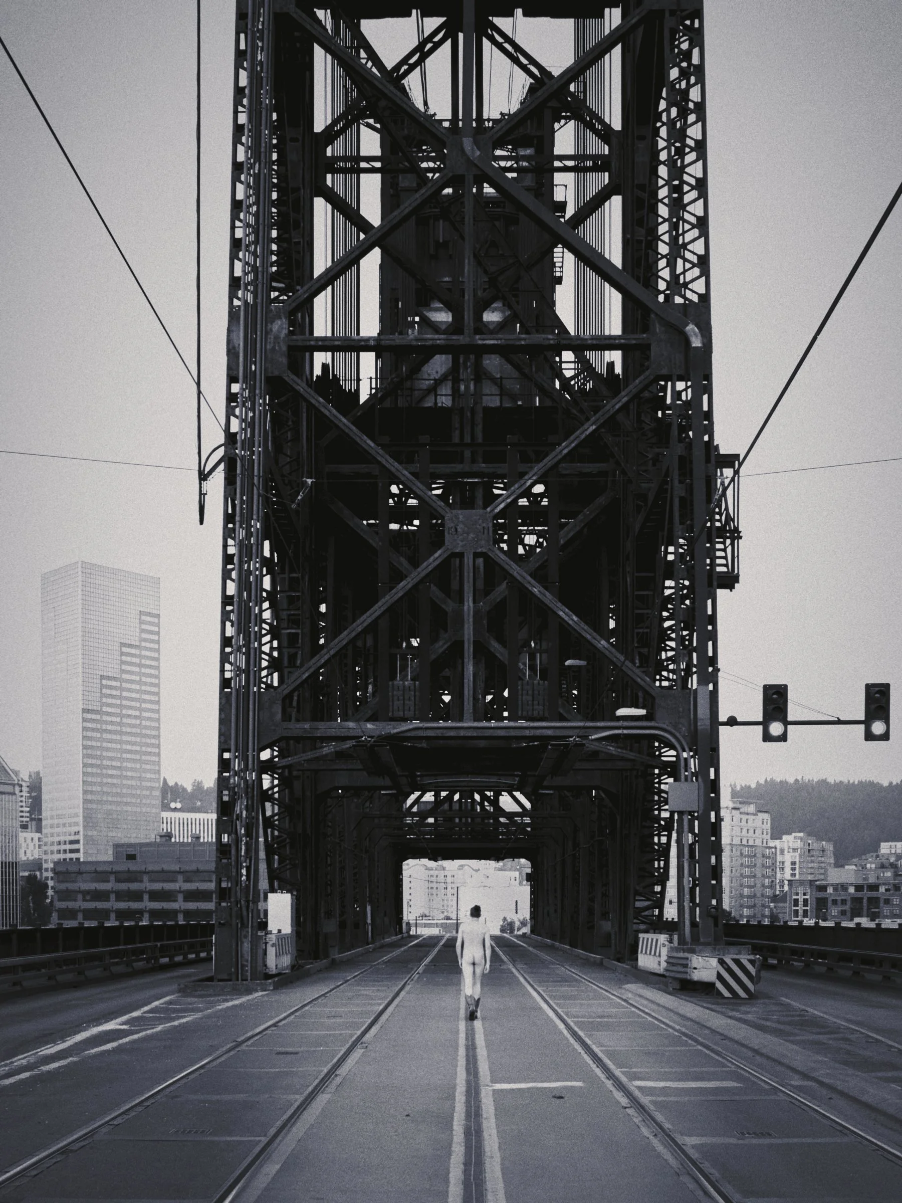 Bridgetown Nudes, Fox, Steel Bridge, Portland, Oregon, USA 2014