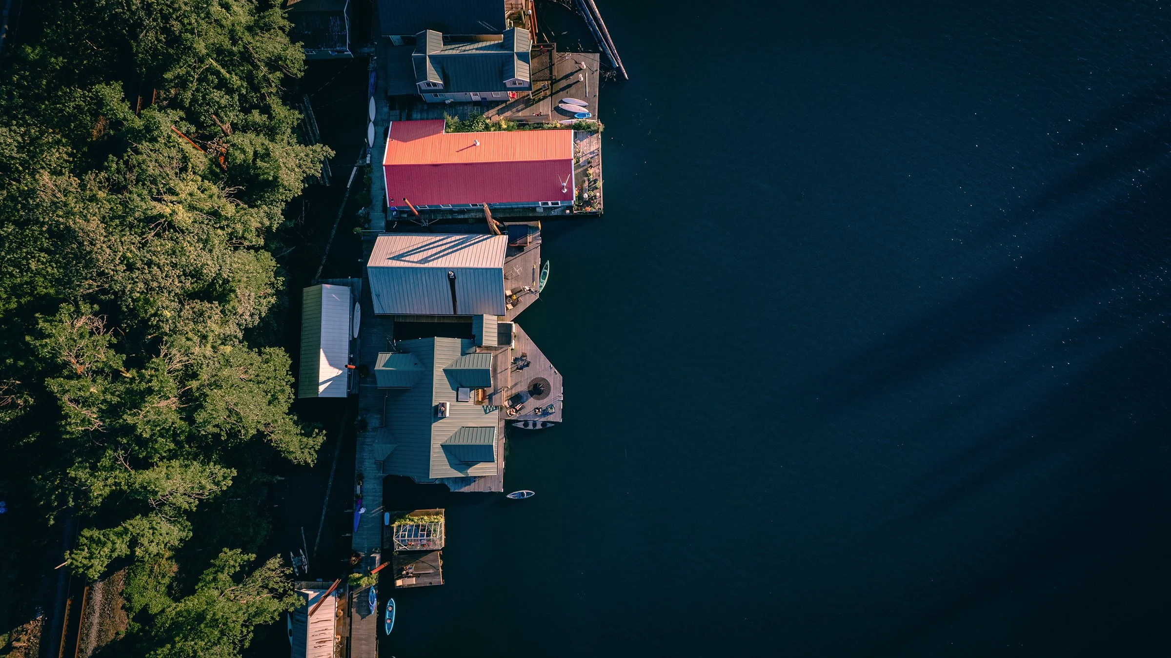 House Boats, Willamette River, Oregon City, Oregon, USA 2022 by Dave Haworth Photography