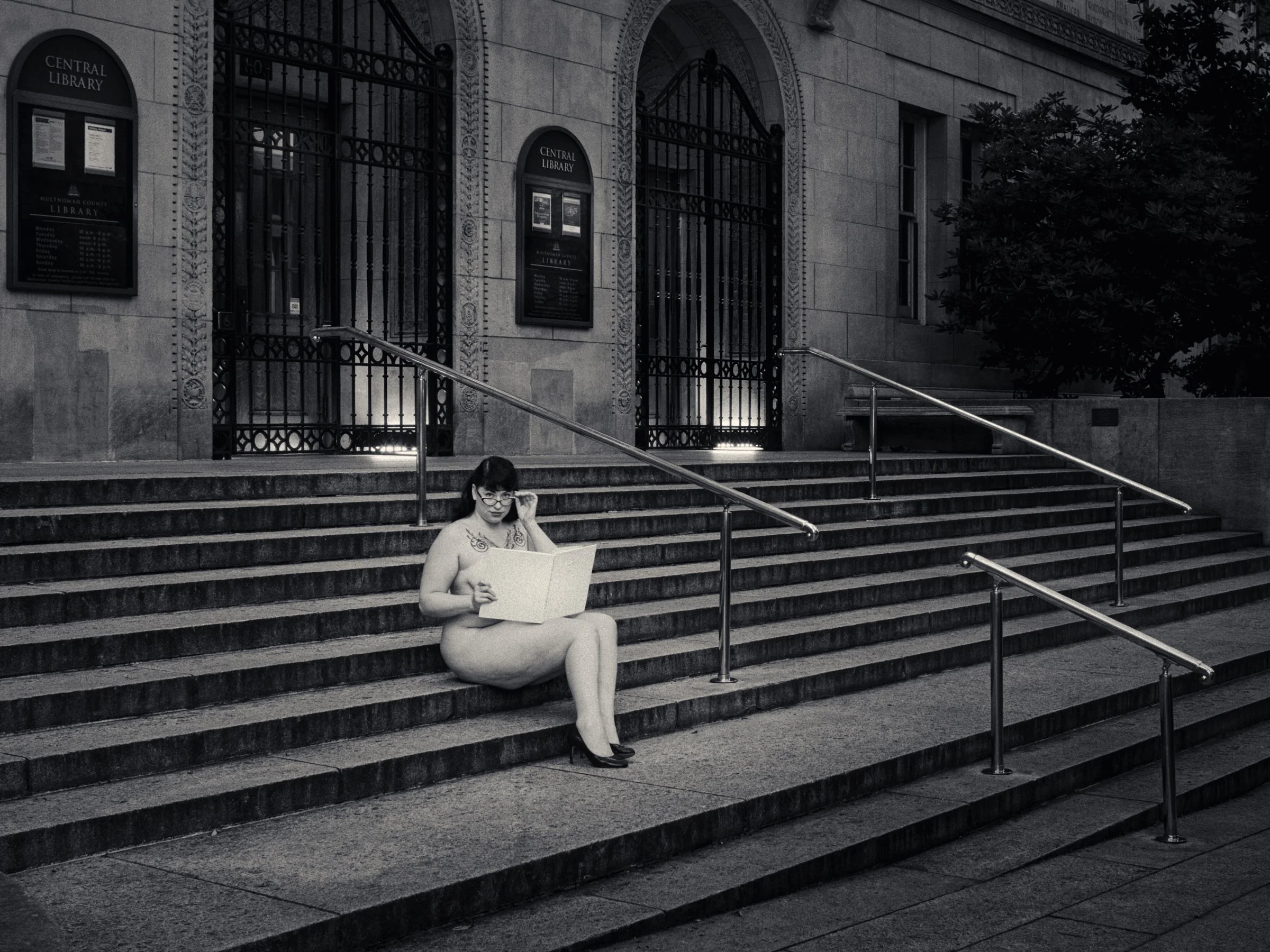 Bridgetown Nudes, Stella, Multnomah County Central Library, Portland, Oregon, USA 2014