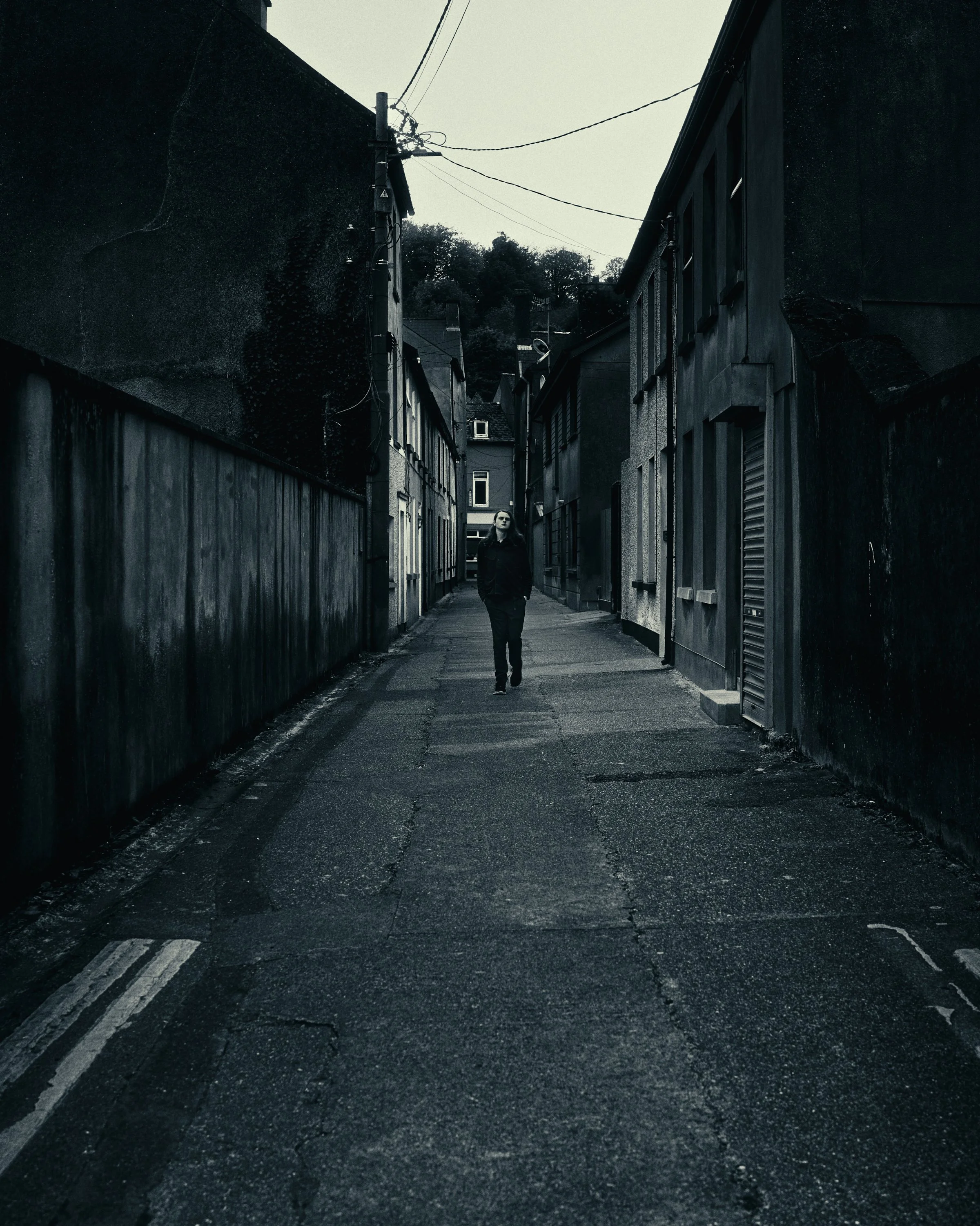 Monochrome portrait of Ian in Youghal