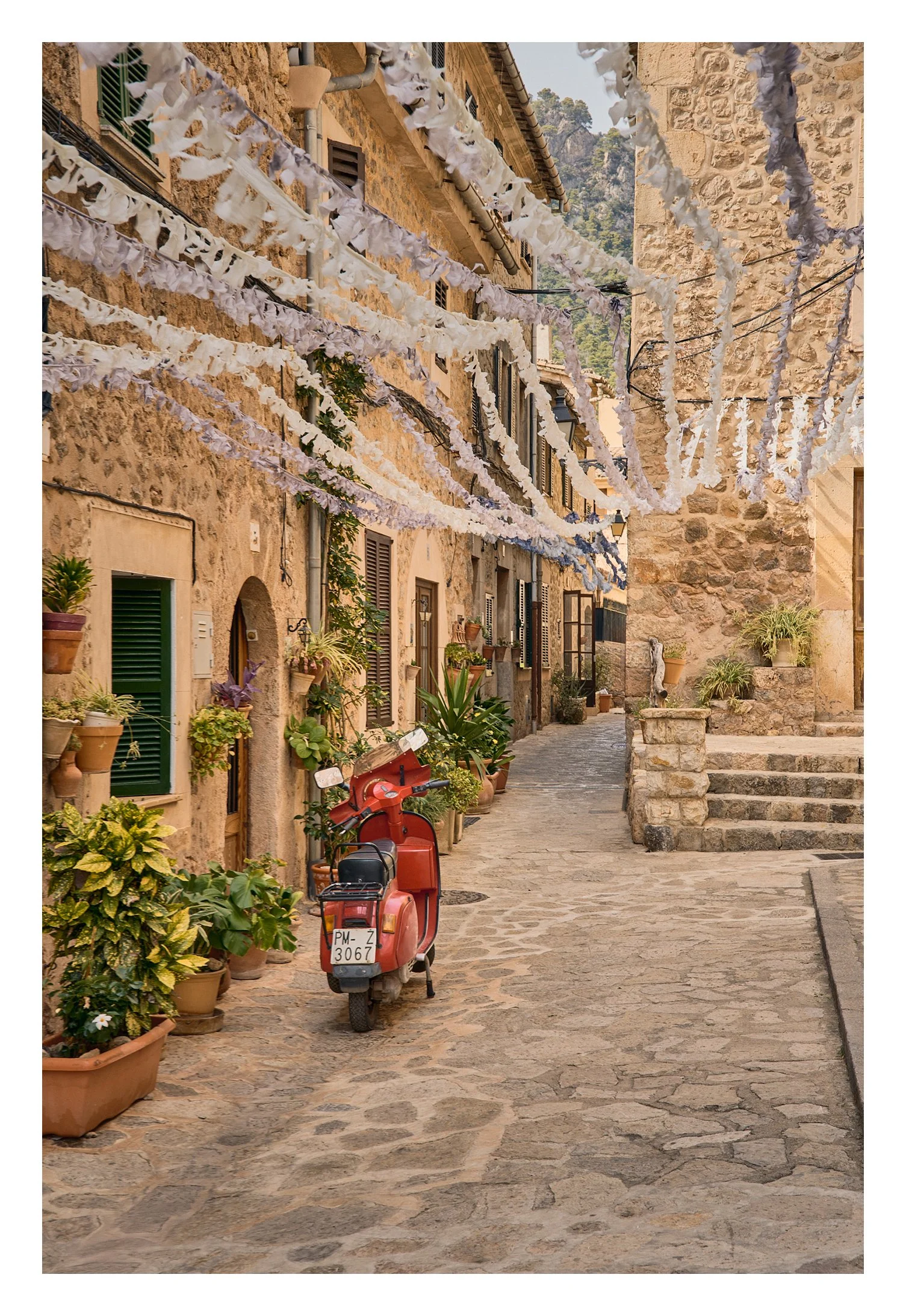 Vespa In The Wild, Valldemossa, Mallorca, Spain 2025 photographed by Dave Haworth